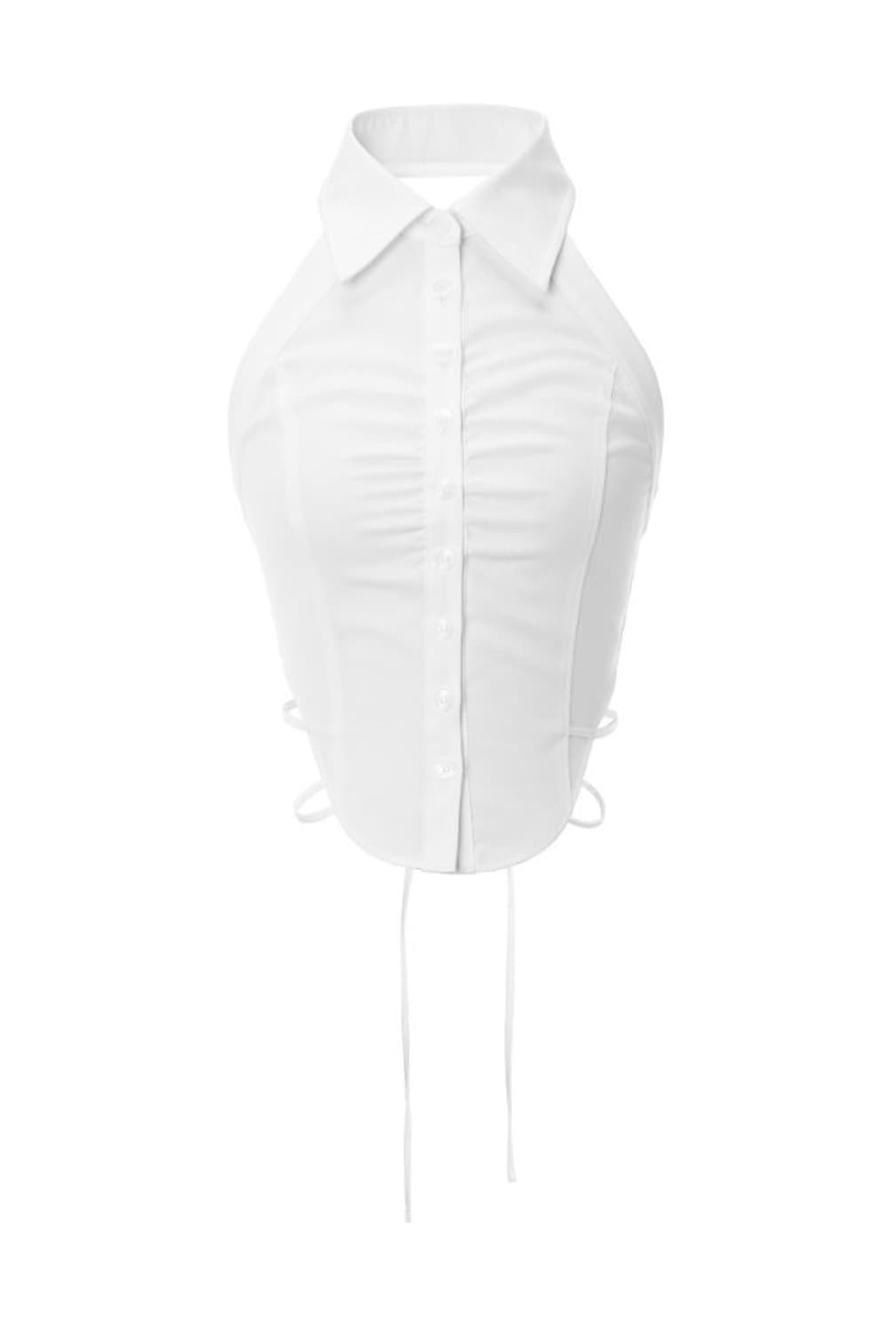 쓰리타임즈 셔츠 홀터탑 Shirt halter top s 상품이미지1