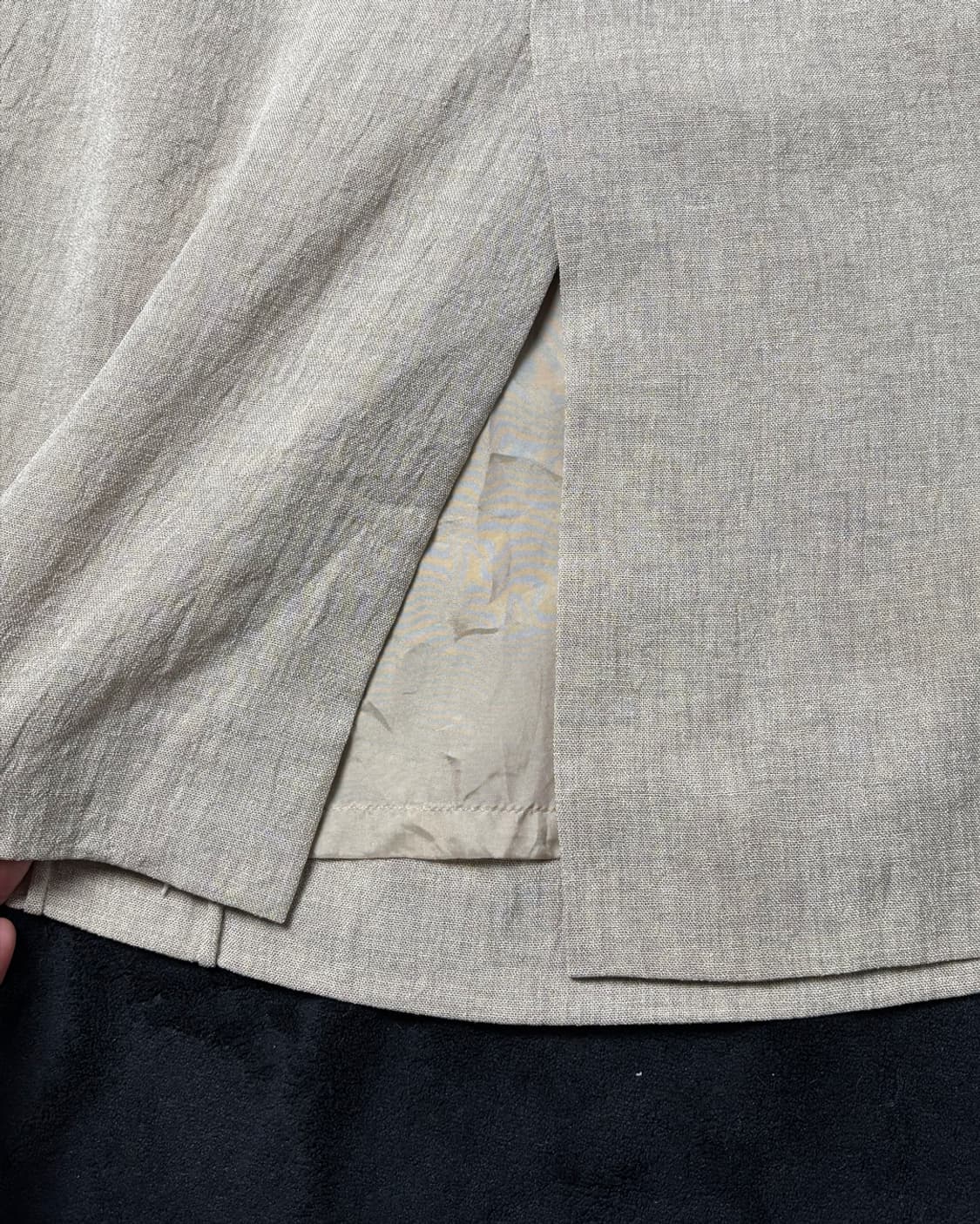 일본빈티지 3라인 롱스커트 상품이미지6