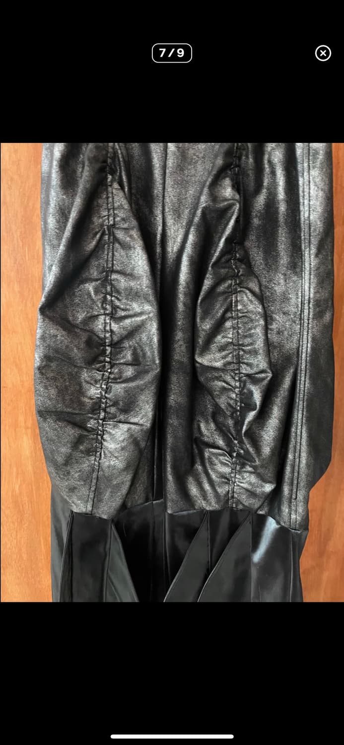 Faye파예 Glossy balloon leather long pants 상품이미지5