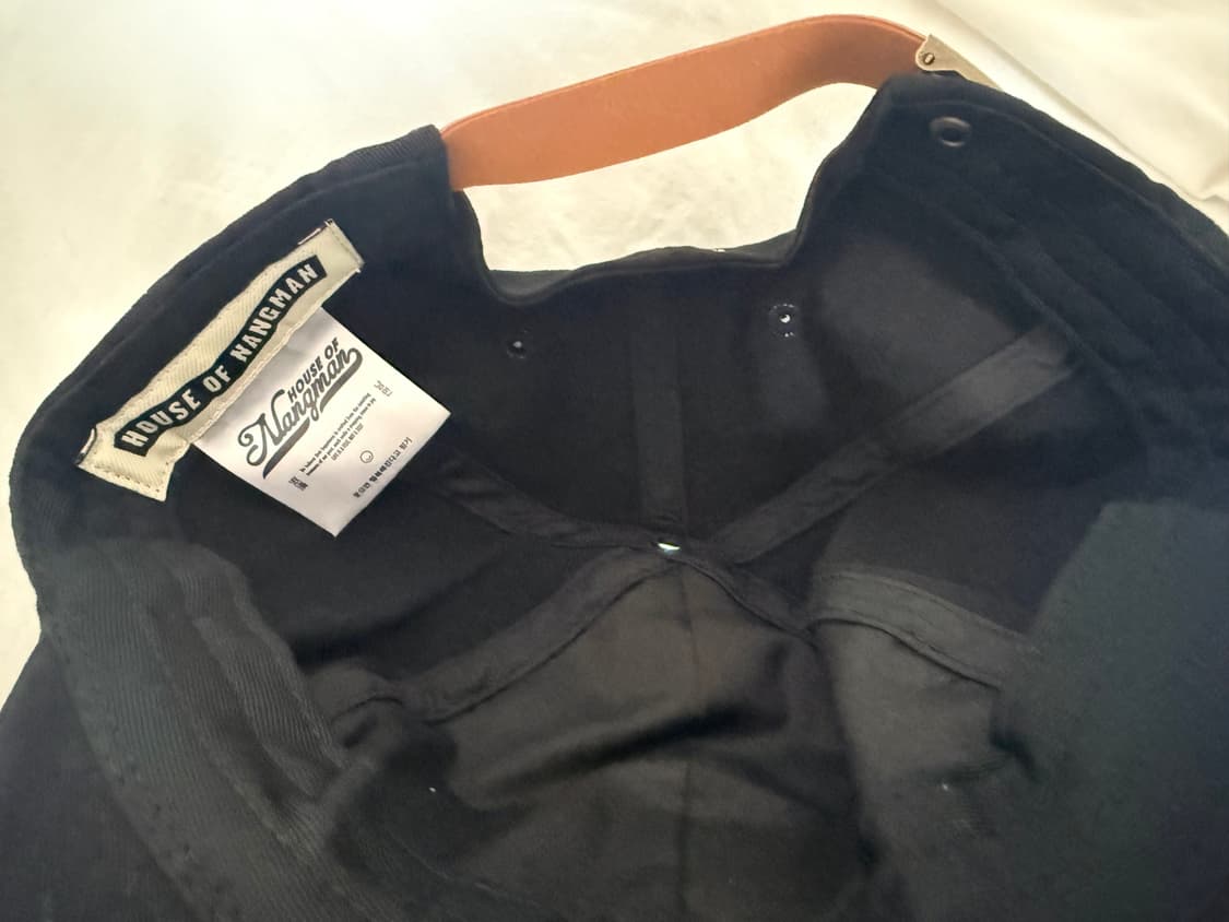 하우스오브낭만 모자 블랙 행복 상품이미지3