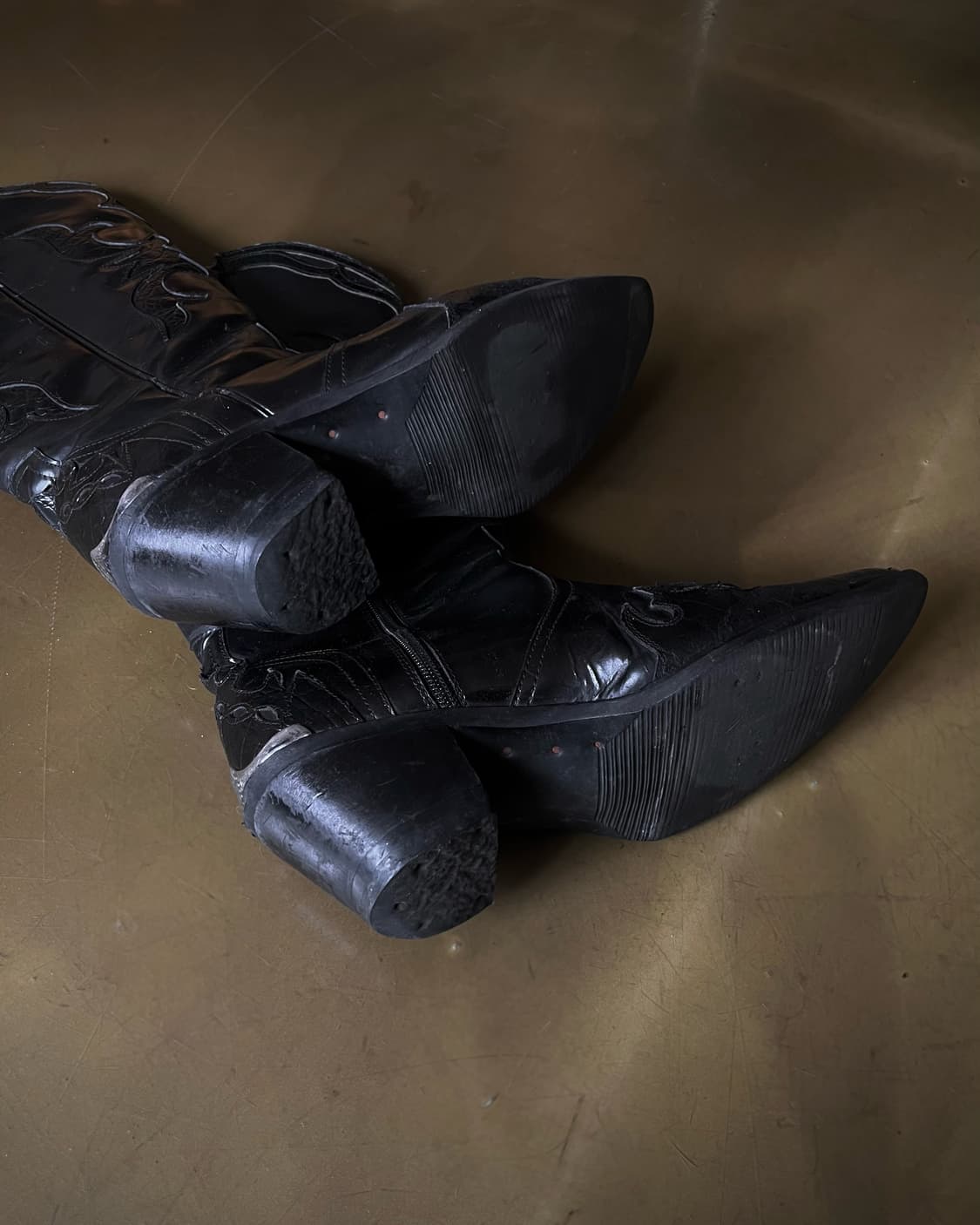 Itaewon RODEO Real Leather Western Boots 상품이미지9