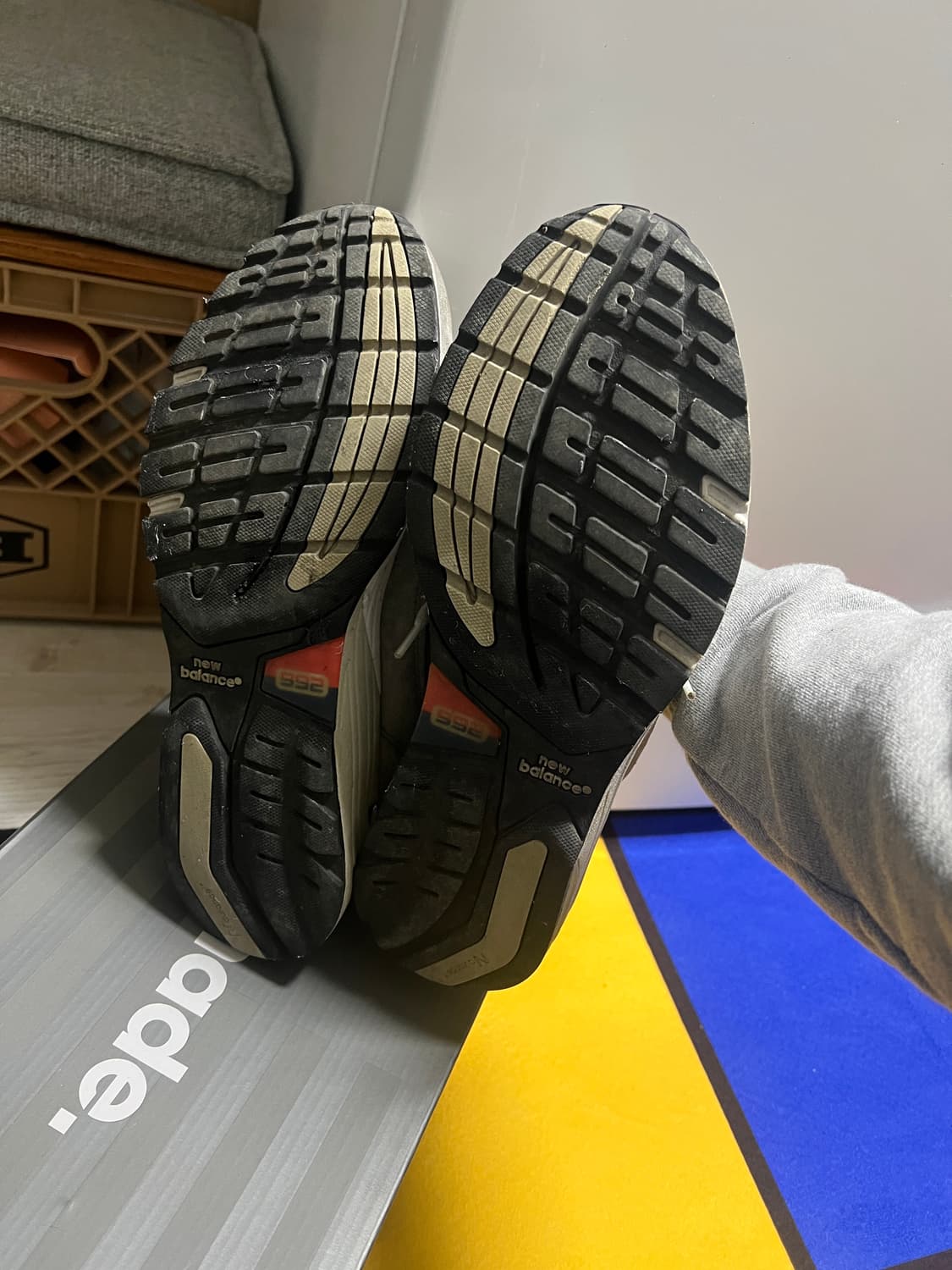 뉴발란스 992 메이드 인 USA 그레이 - D 스탠다드 상품이미지4