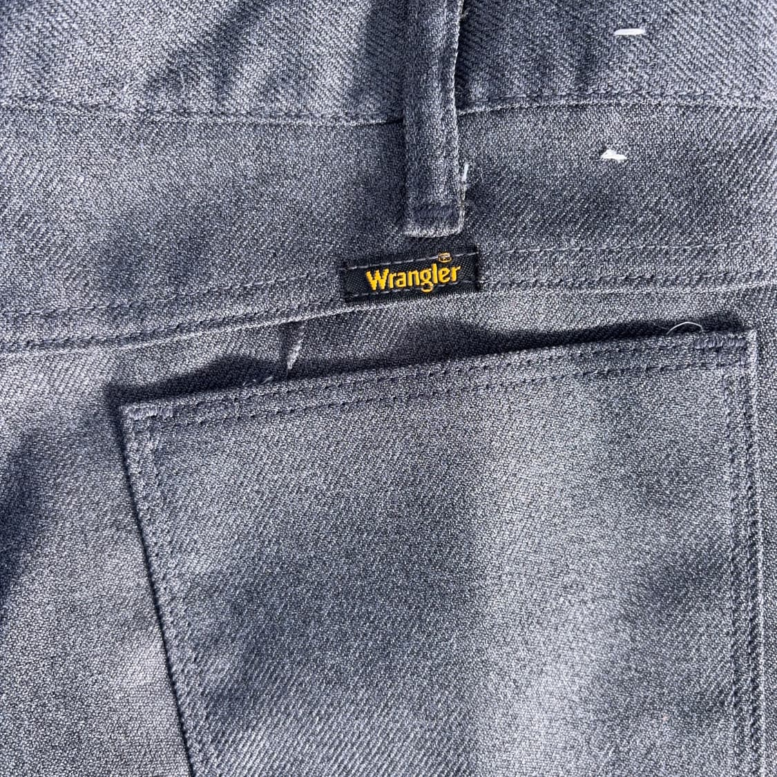 90~00s USA 랭글러 Wrangler 그레이 부츠컷 트라우저 상품이미지9