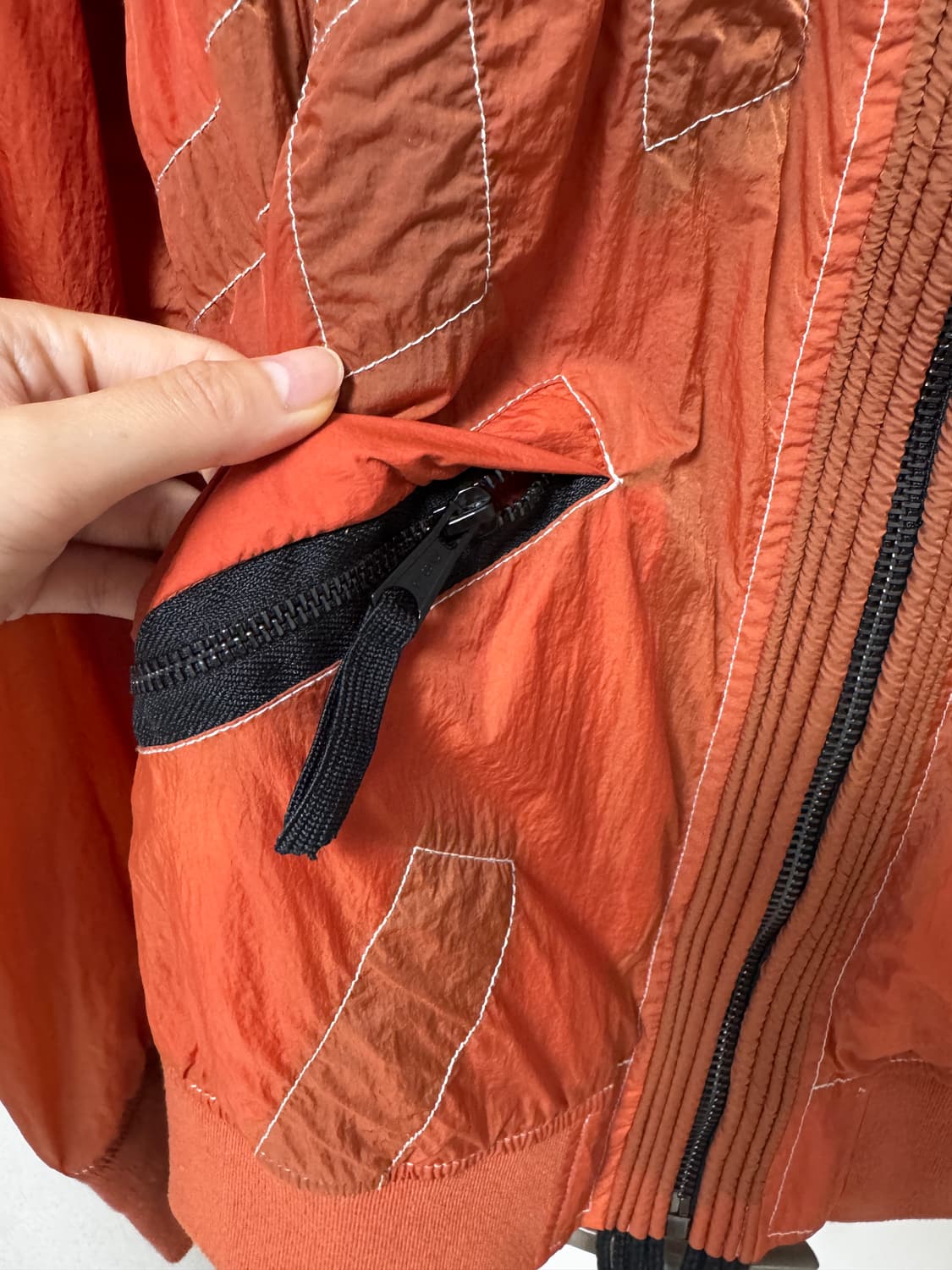 Diesel bomber jacket jumper orange 상품이미지5