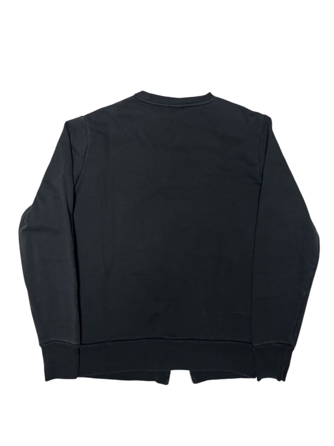 디젤 절개 지퍼 디테일 블랙 맨투맨 L 상품이미지2