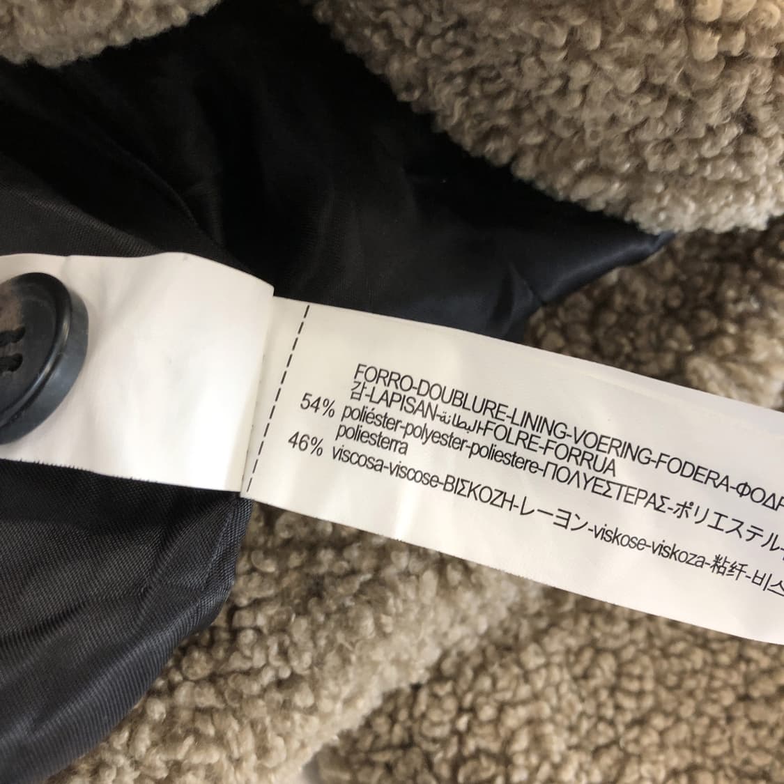 자라 (새상품) 에코 퍼 뽀글이자켓 S 상품이미지6