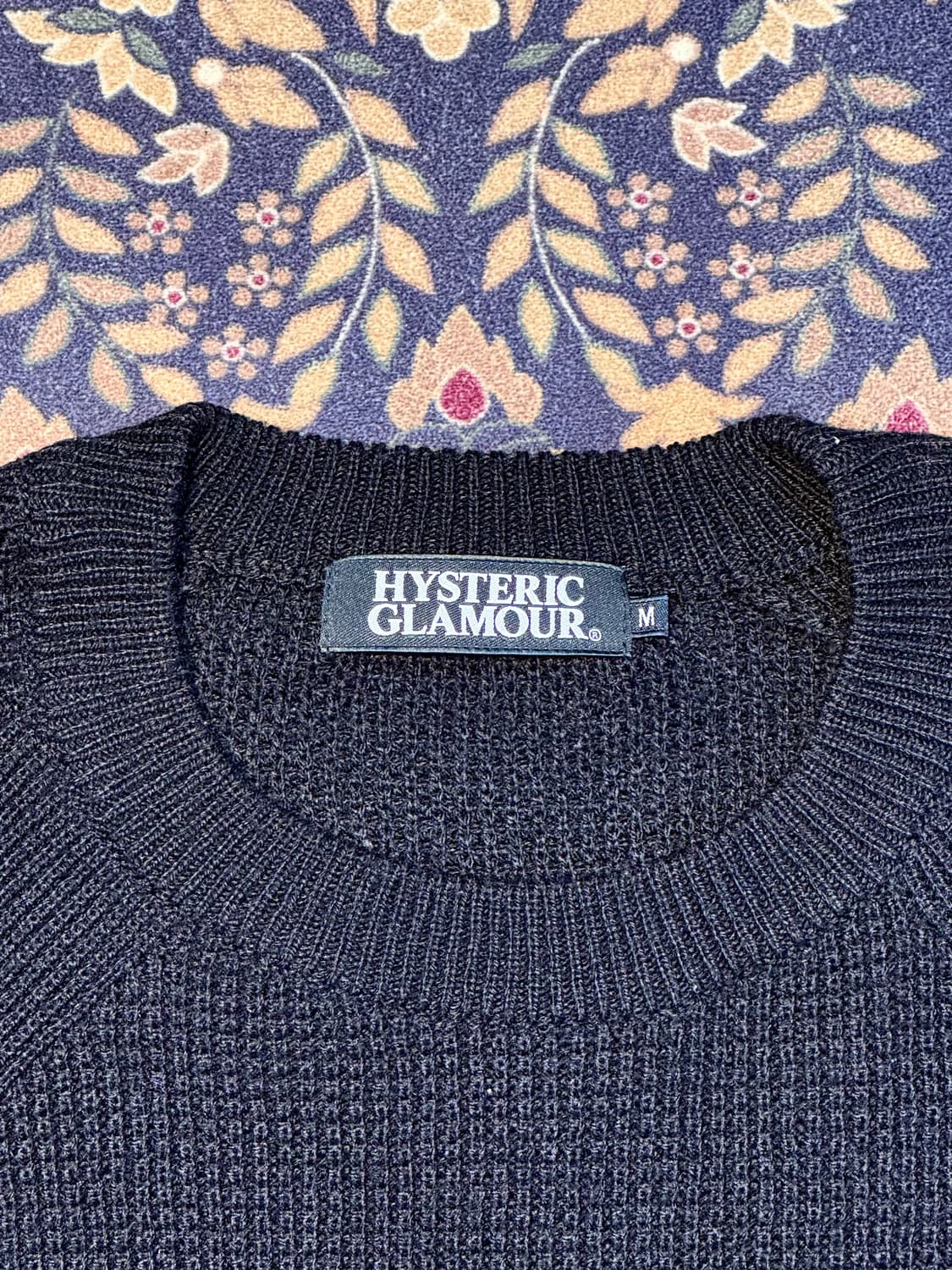 히스테릭 글래머 와플 풀오버 래글런 니트 상품이미지3