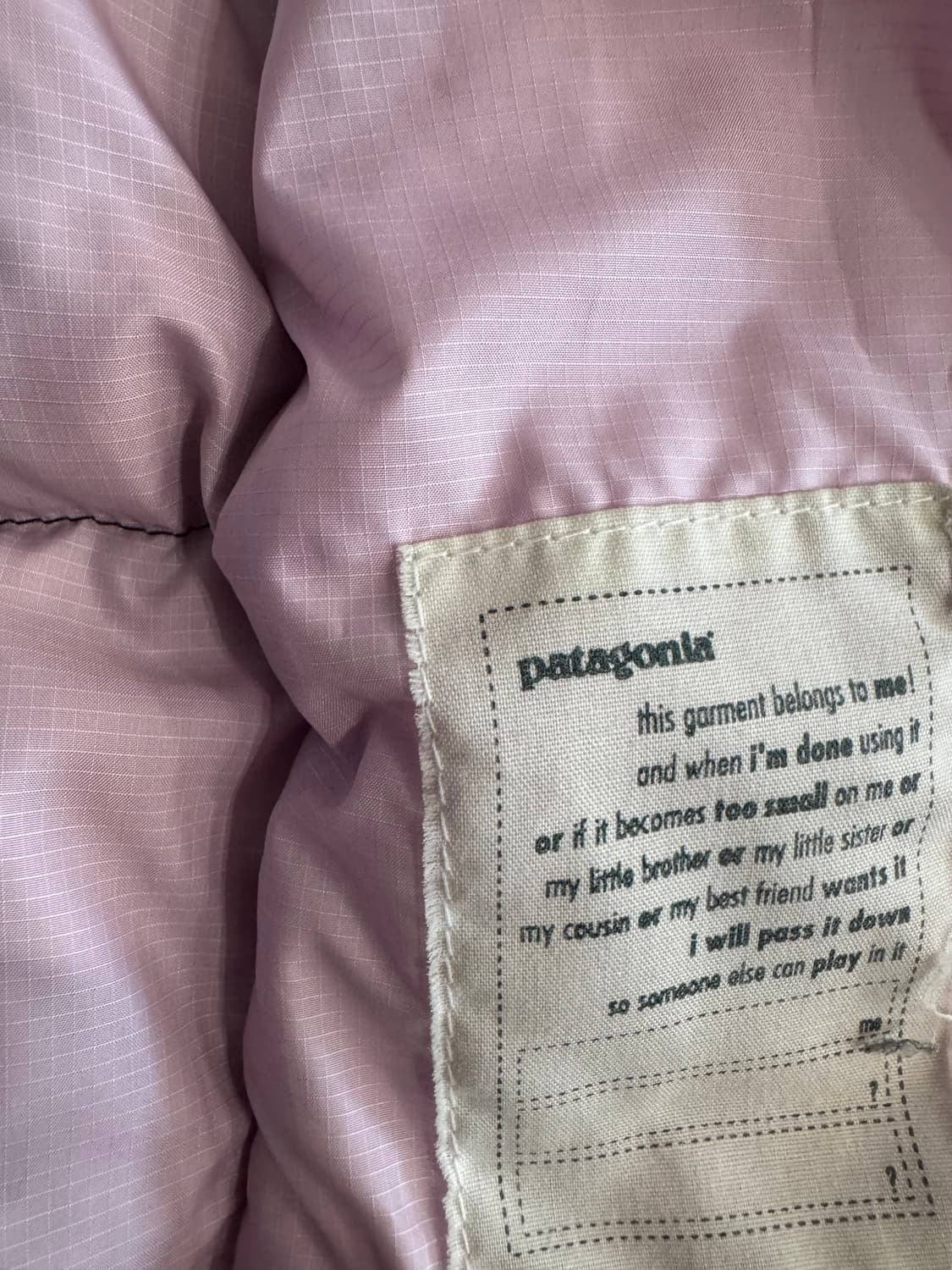 파타고니아 키즈 패딩 XL(여성가능) 상품이미지5