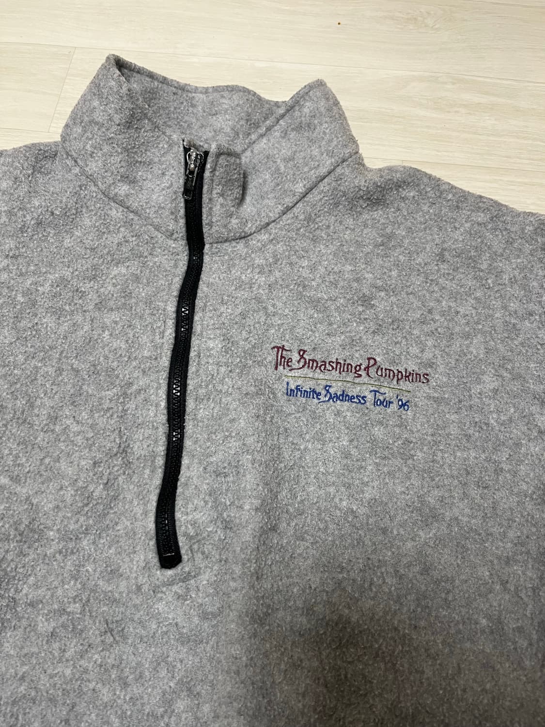 90s 스매싱펌킨스 투어 집업후리스 상품이미지1