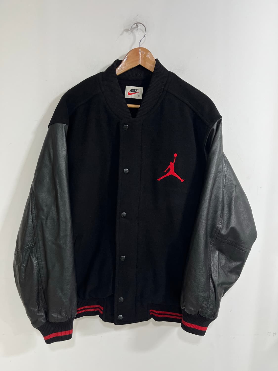90's 올드스쿨 나이키 조던 바시티자켓 상품이미지1