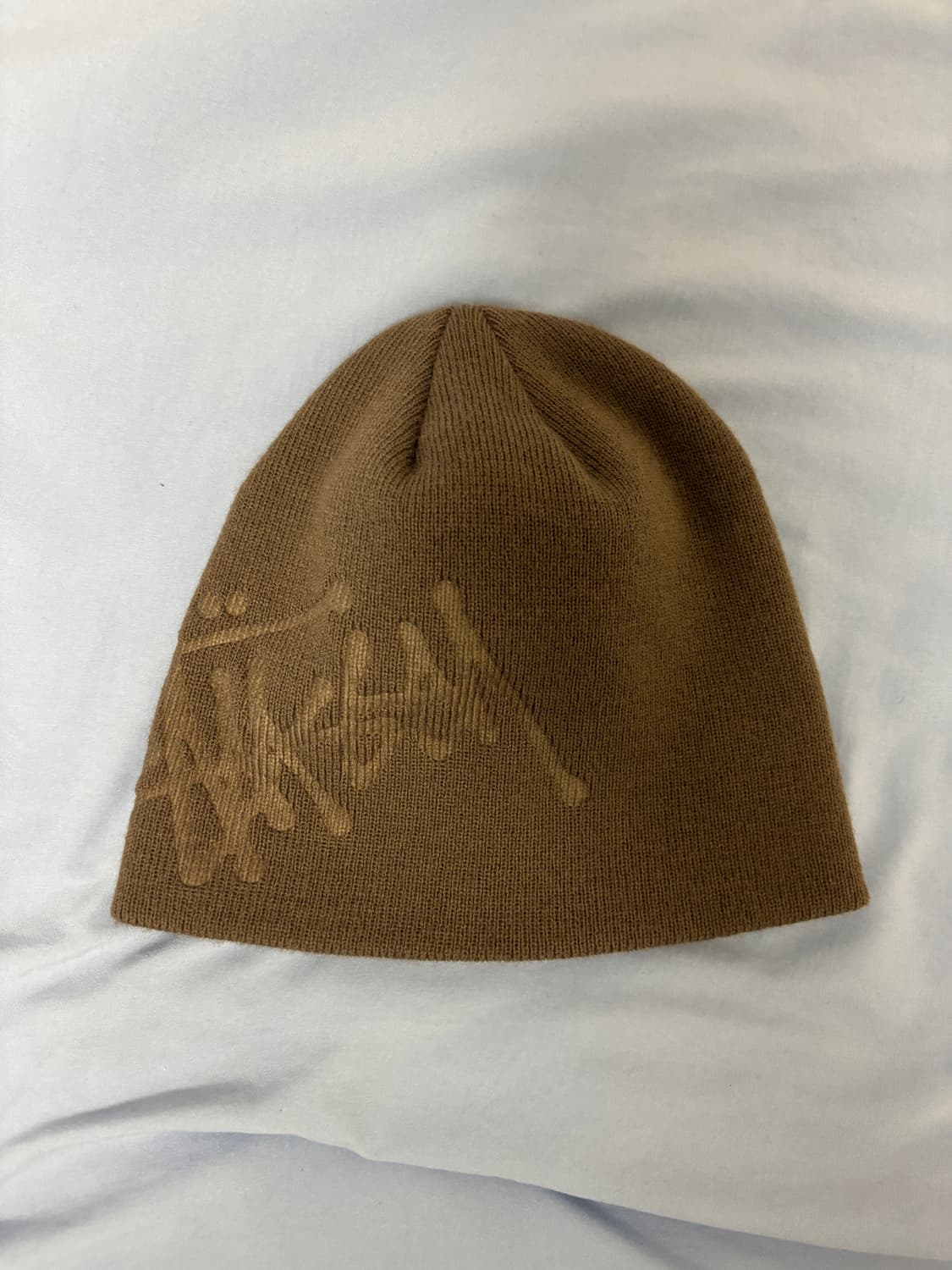 스투시 디보스드 로고 비니 브라운 상품이미지2