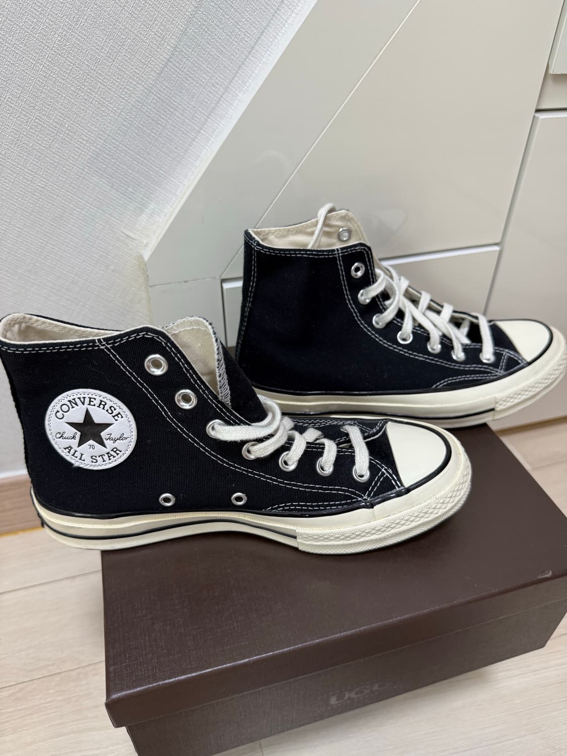 컨버스 척테일러 70 하이 블랙 245 상품이미지4