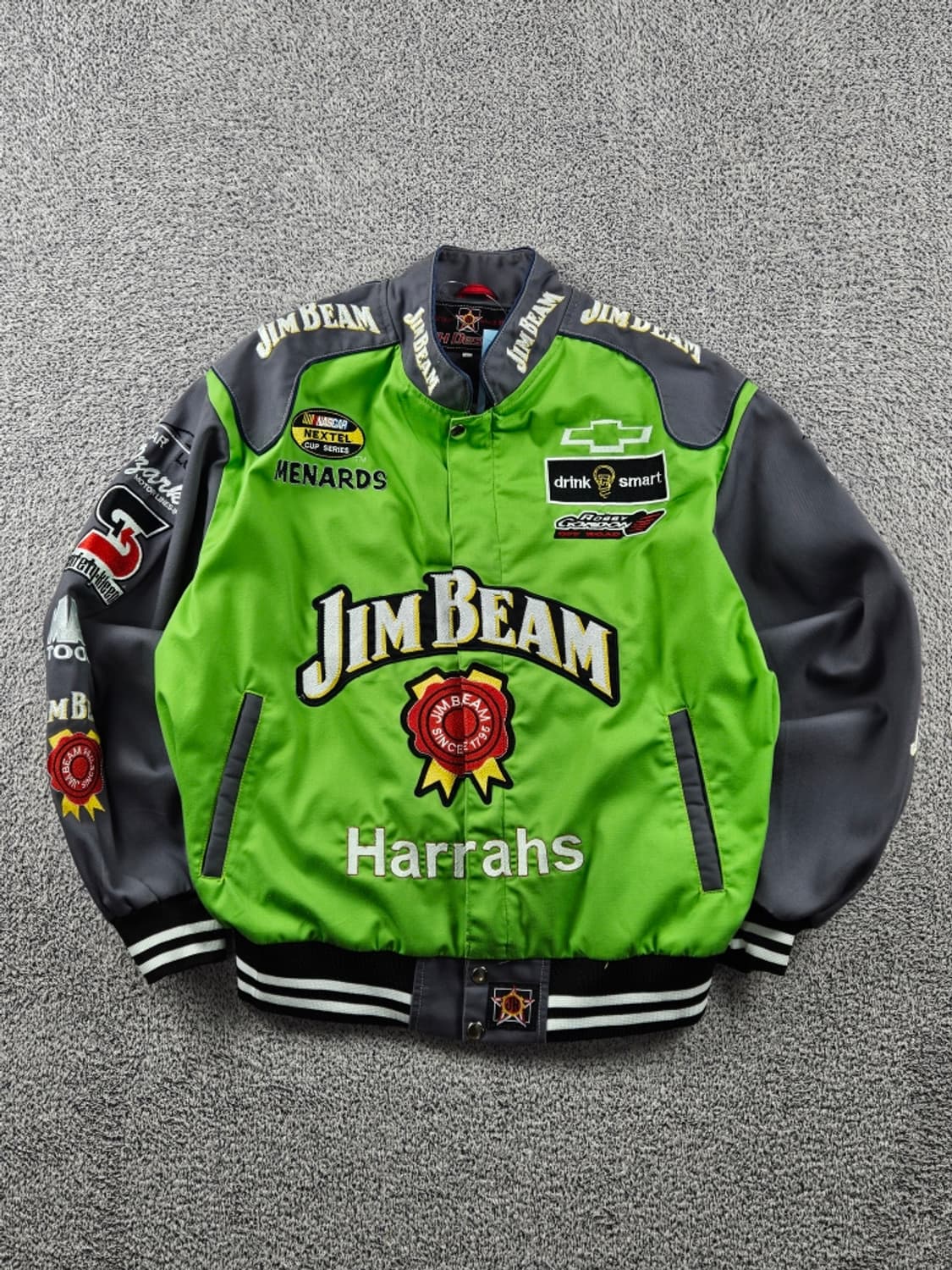 JH 리메이크 나스카 짐빔 레이싱 자켓 ( L ) / 11223 상품이미지1