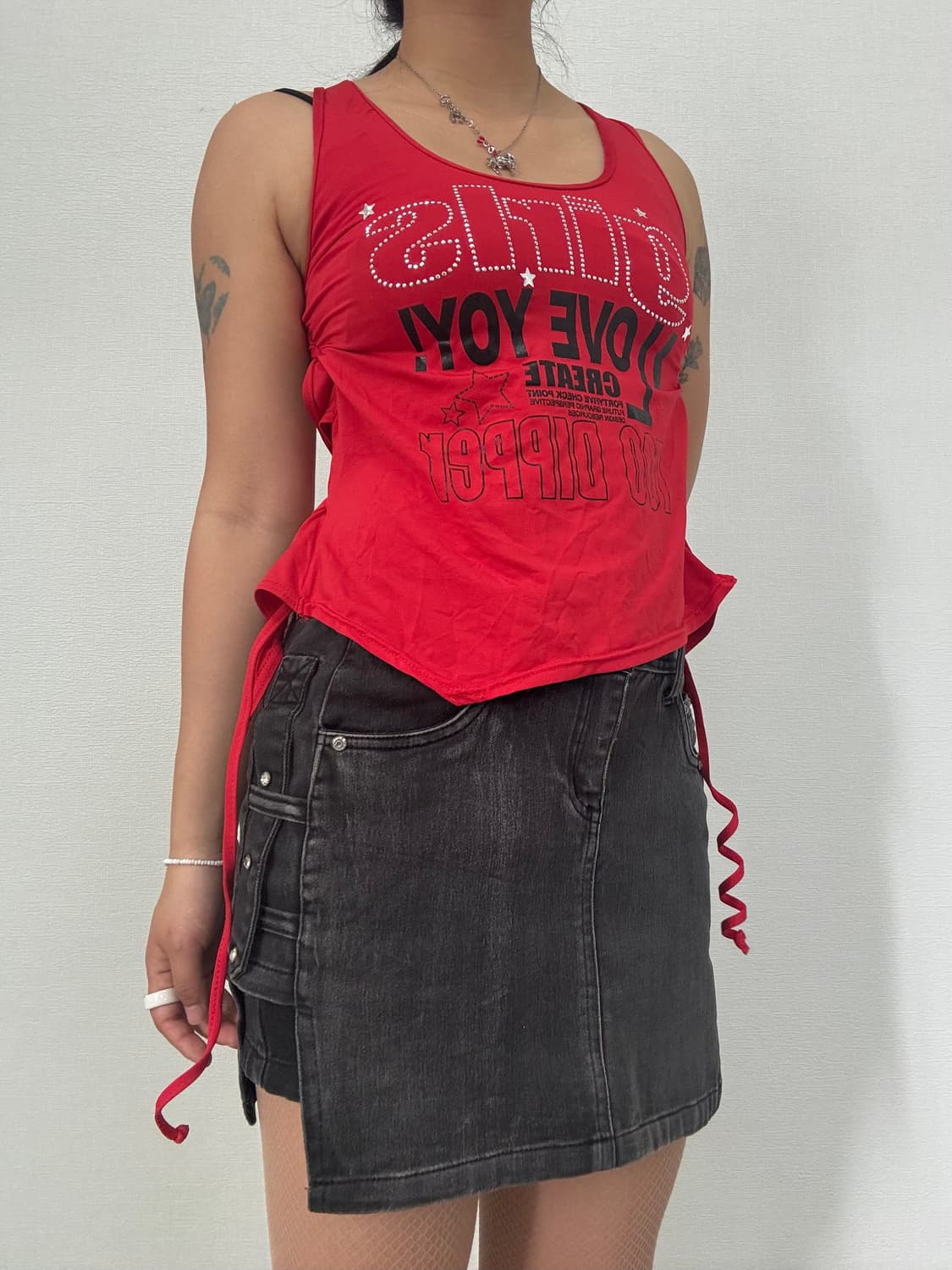 y2k 스윔 나시 상품이미지3