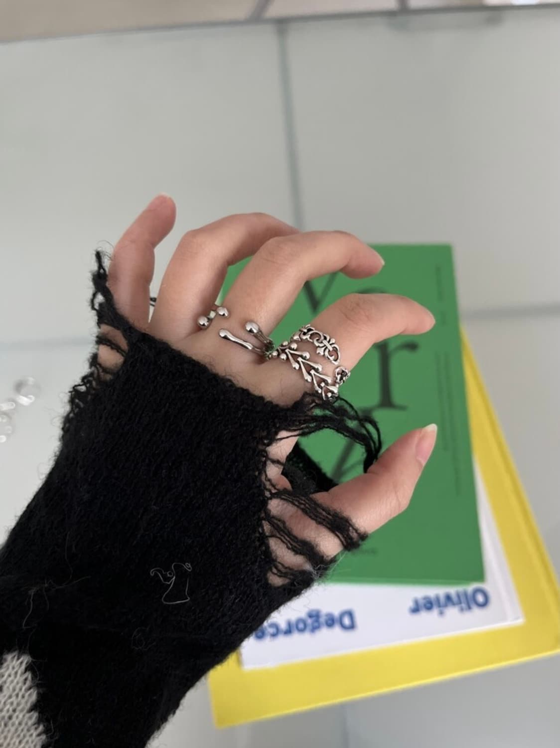 <새상품>실버925 반지 오픈링 빈티지링 은반지 실버반지 상품이미지3