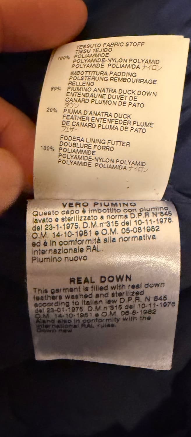 [남성50]Dsquared2 디스퀘어드2 패딩 점퍼 네이비 상품이미지3