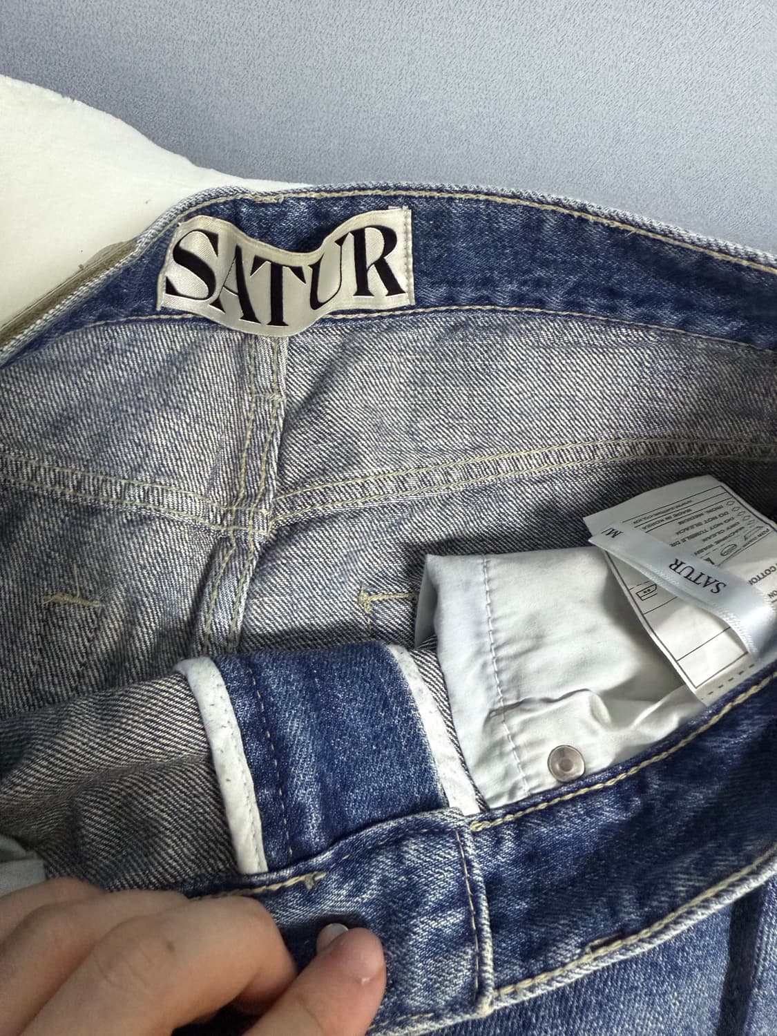 세터 부츠컷 데님 m사이즈 일괄 상품이미지2