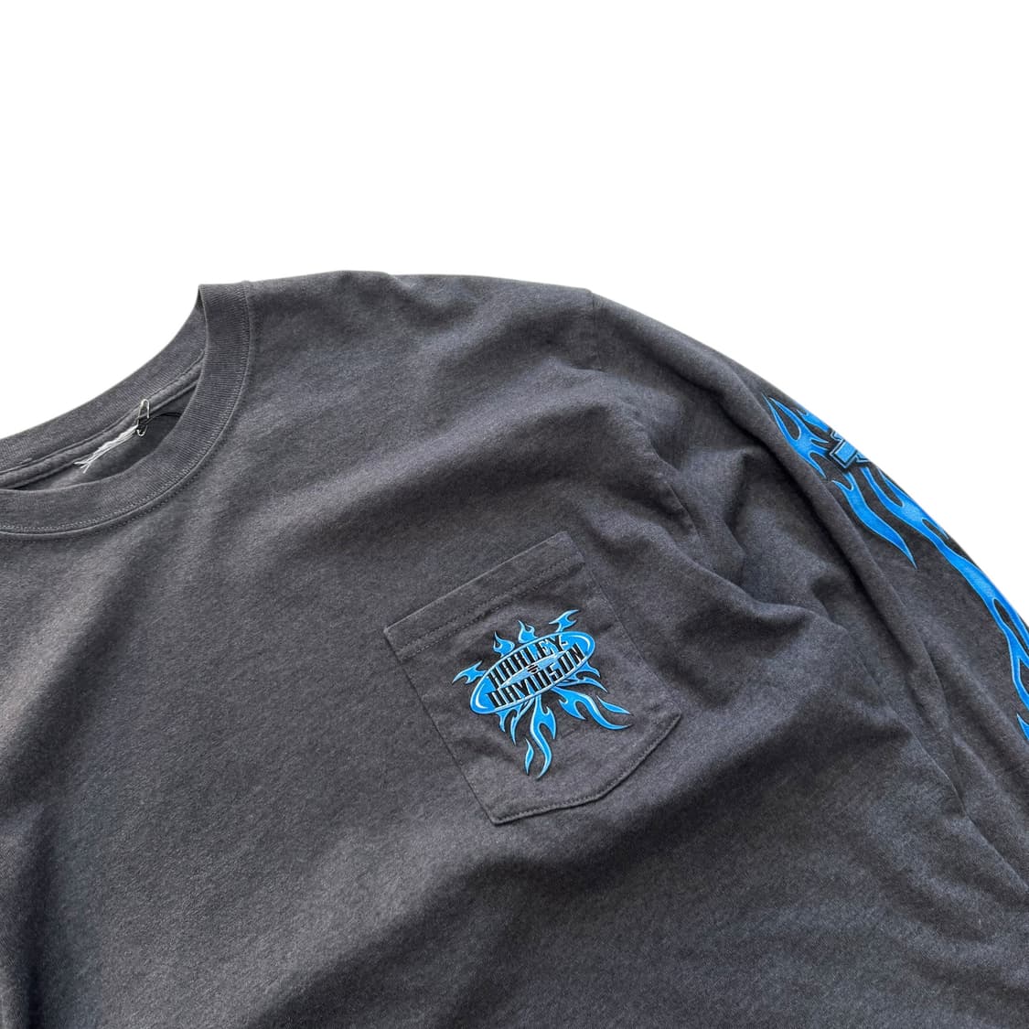 [98] 할리데이비슨 블루 플레임 롱슬리브 상품이미지2