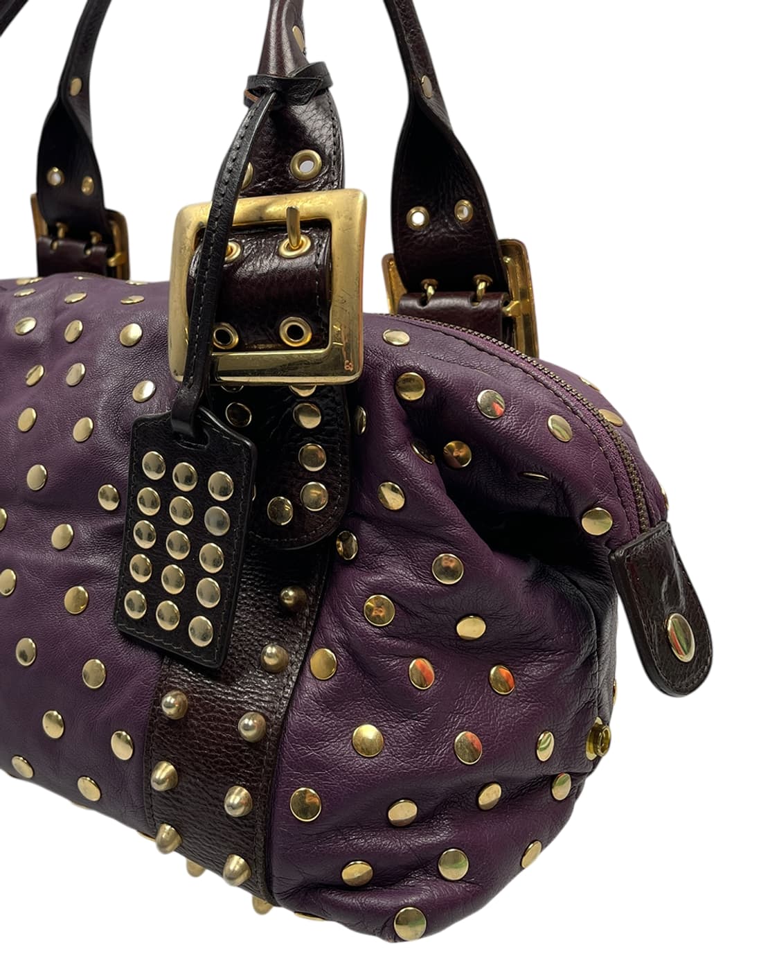 Be&D 램스킨 레더 스터드 백 상품이미지7