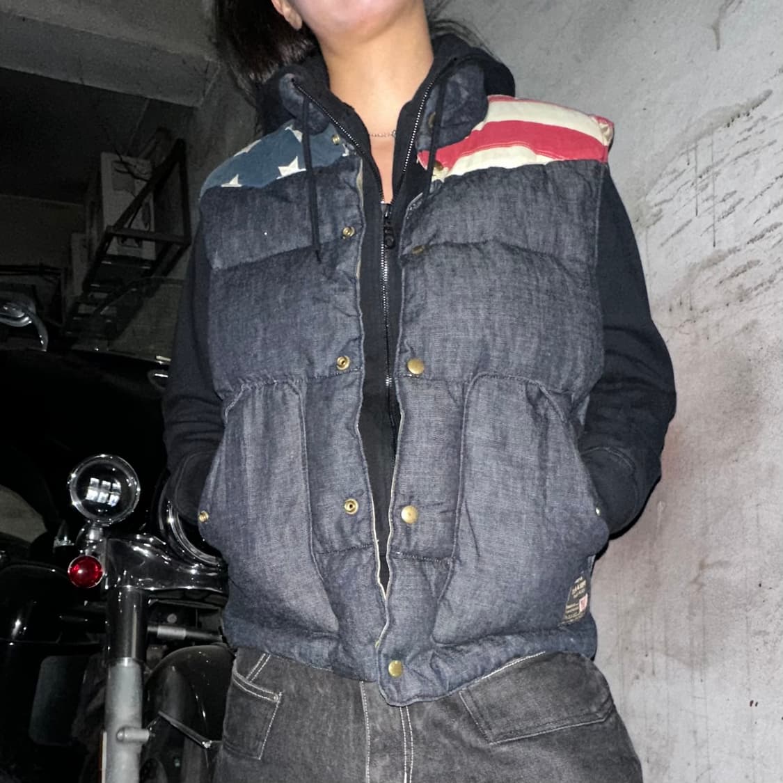 Ralph lauren usa denim down vest 상품이미지1