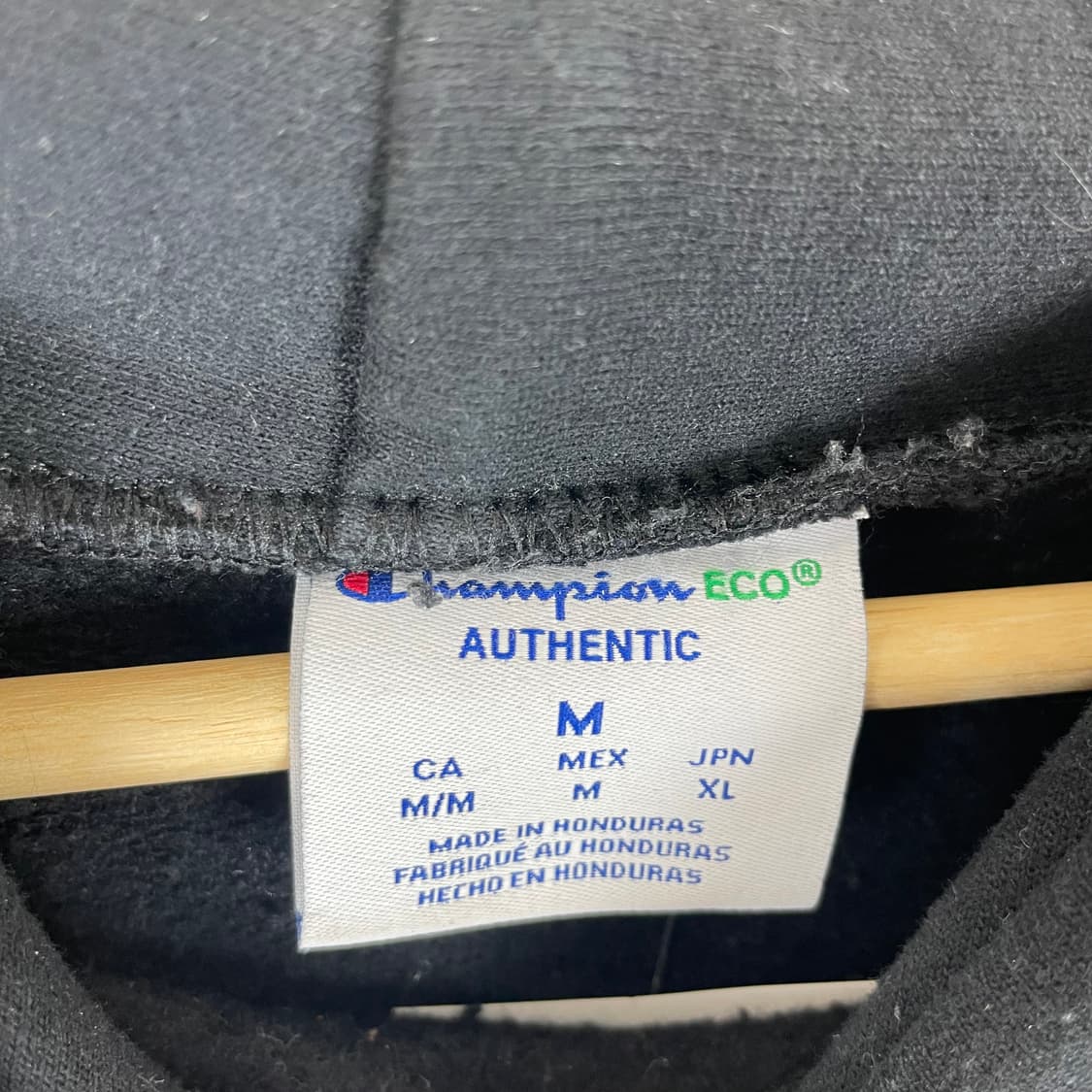 챔피온 야자수 프린팅 블랙 후드티 상품이미지5