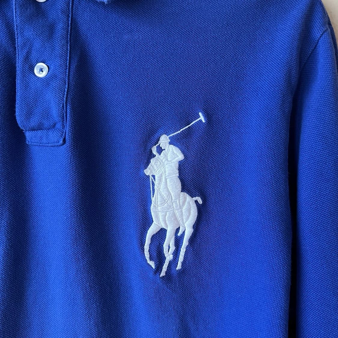 폴로 랄프로렌 USA 성조기 빅포니 롱슬리브 카라 티셔츠 상품이미지4