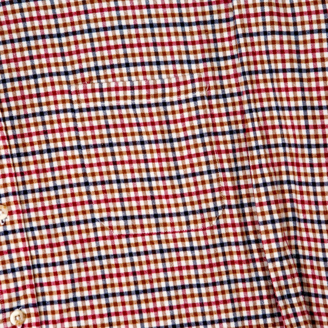 80s 엘엘빈 깅엄 체크 코튼 셔츠 [Made in USA] 상품이미지2