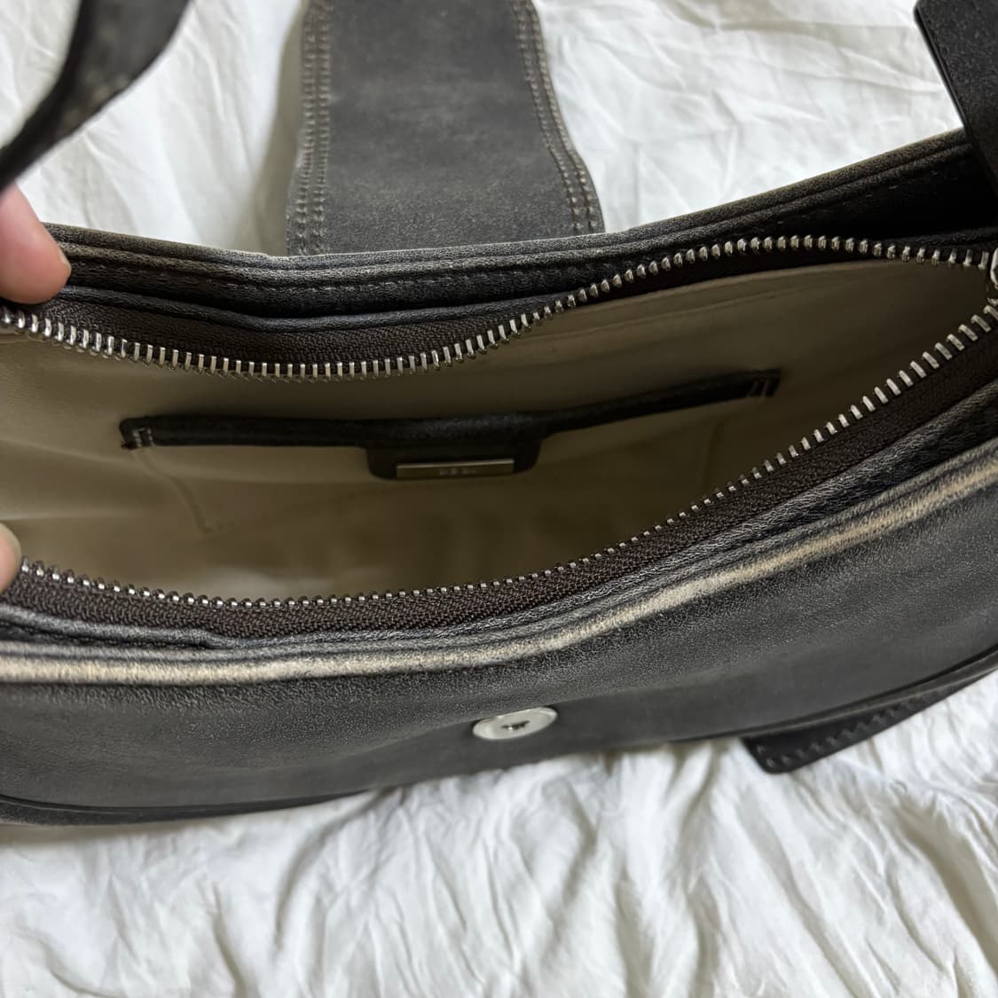 오소이 호보백 빈티지 브라운 상품이미지2