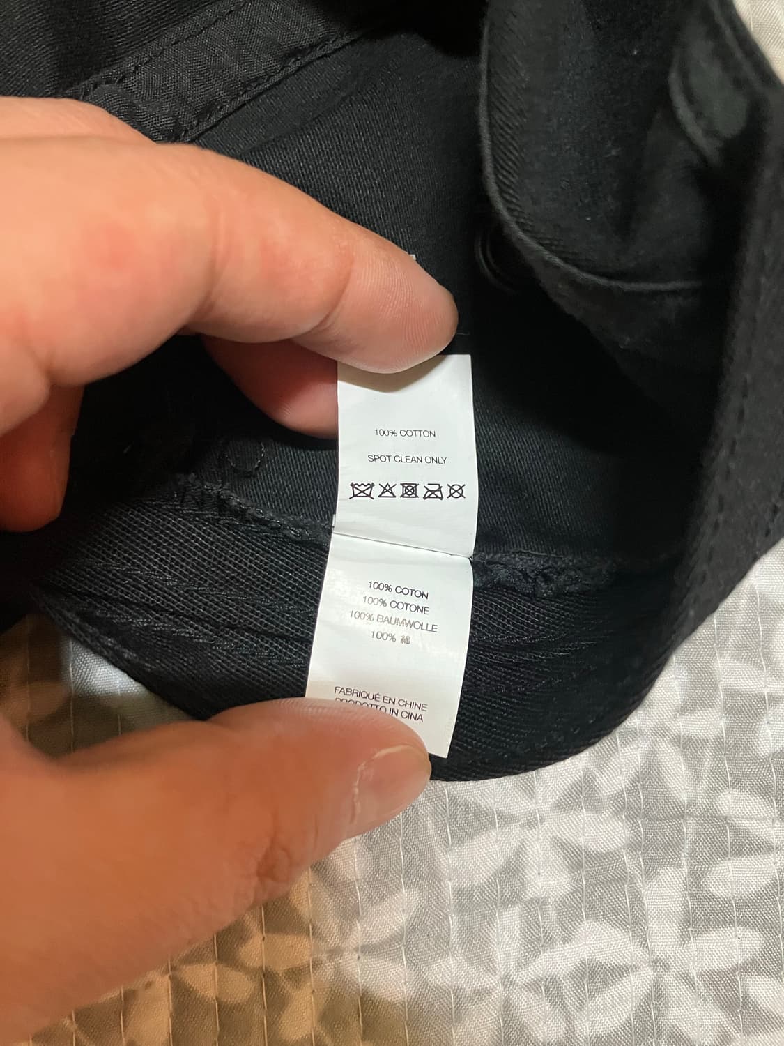 슈프림 밀리터리 캠프캡 블랙 23ss 상품이미지5