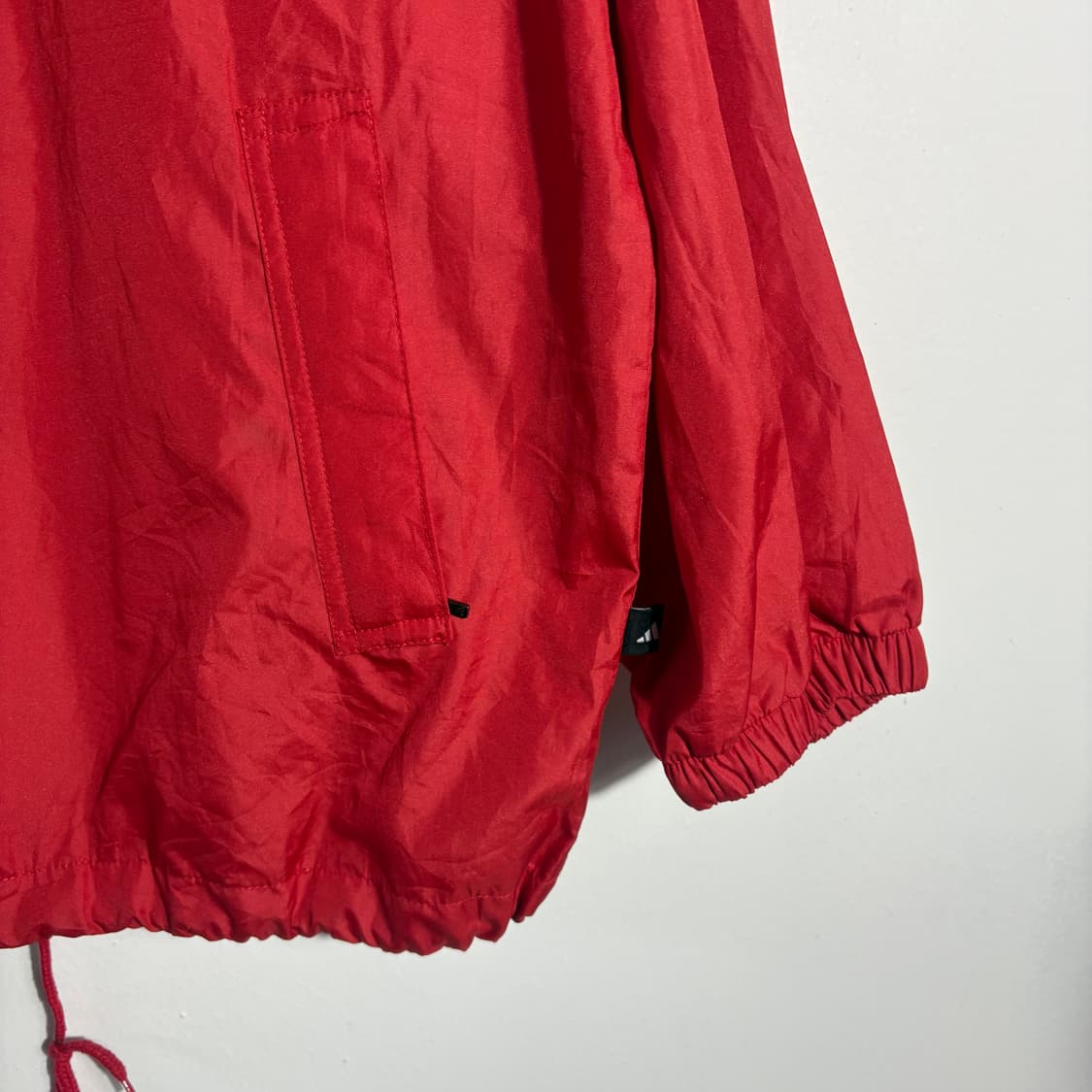 아디다스 레드 후드 윈드브레이커 자켓 (무료배송) 상품이미지3