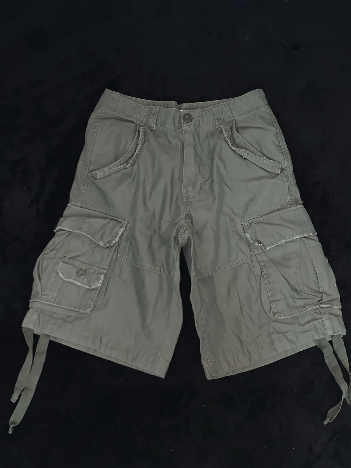빈티지 카고 반바지 버뮤다팬츠 카키 상품이미지1