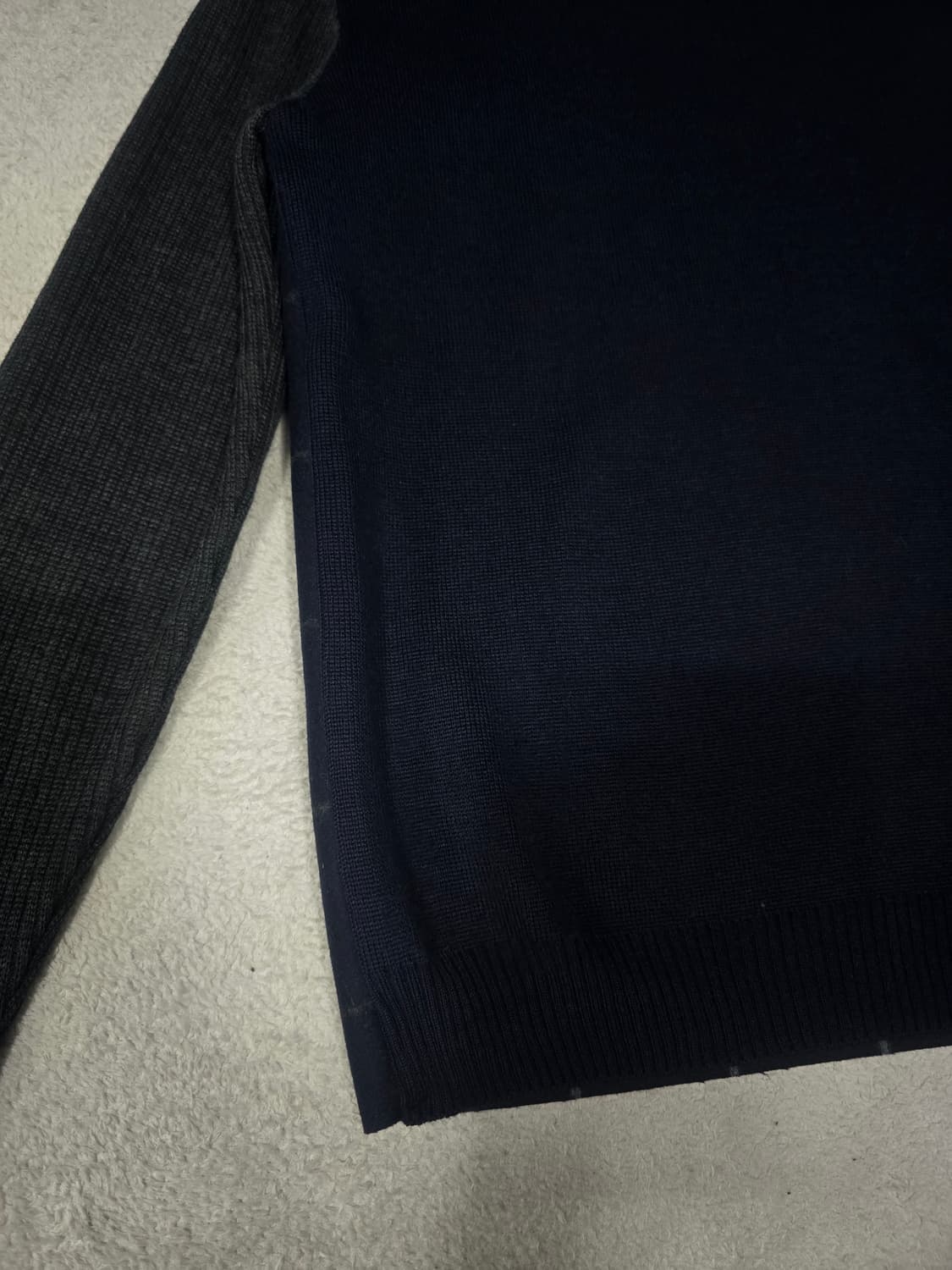 Solid Homme 투톤 체크 패턴 니트 95 상품이미지5