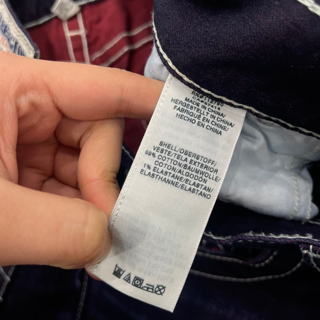 31 트루릴리전 스키니 워싱 데님 상품이미지10