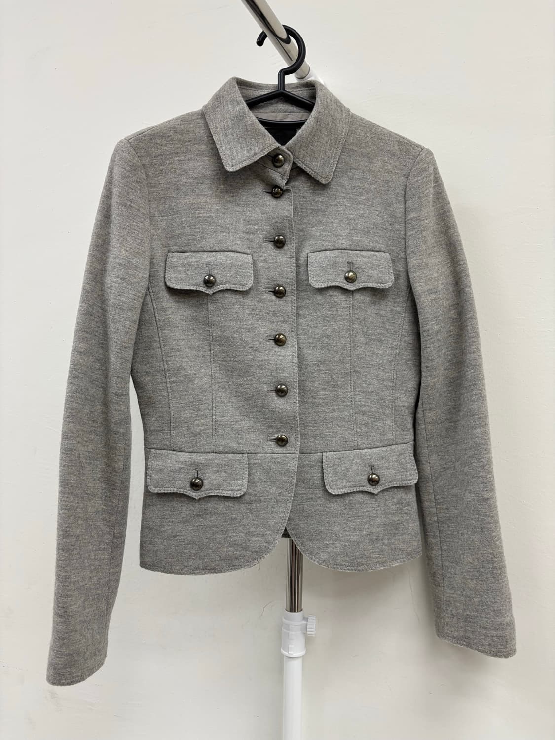 빈티지 그레이 울 자켓 상품이미지2