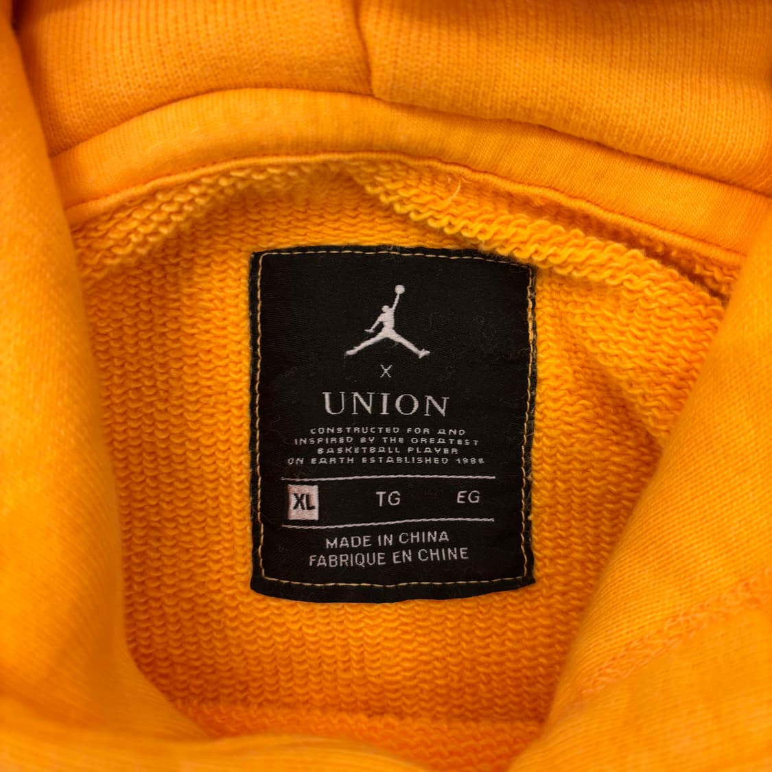 조던 x 유니온 플라이트 클럽 후드티 상품이미지4