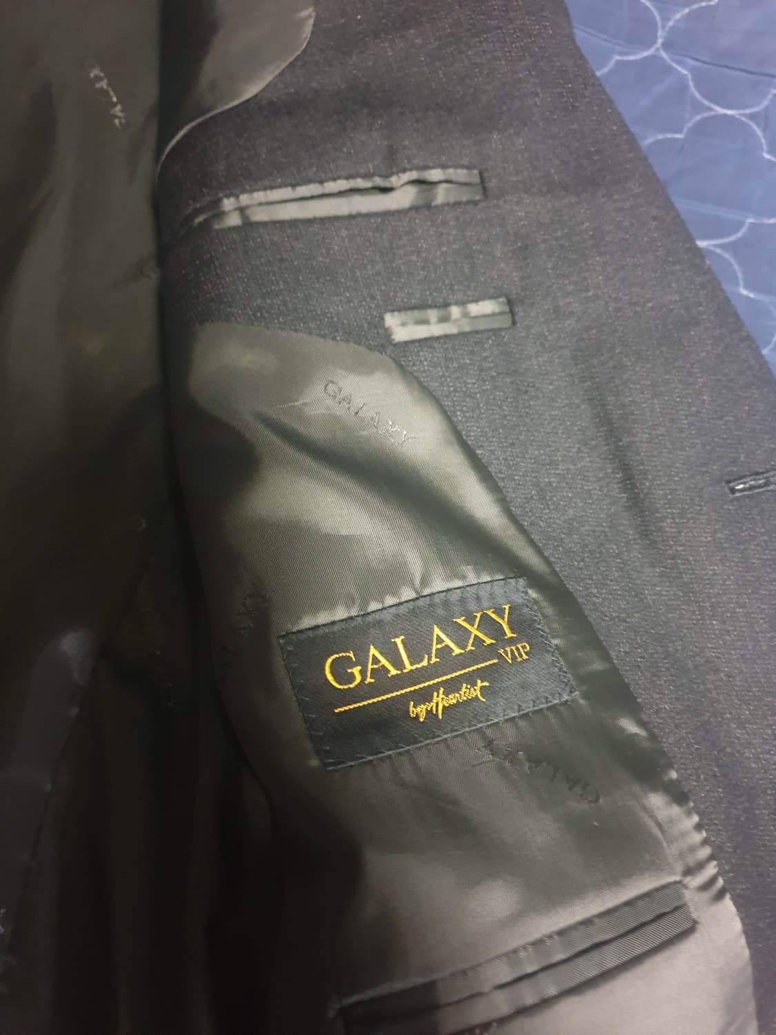 (제일모직) 갤럭시 VIP 골든텍스 캐시미어 블레이저 딥그레이 (100) 상품이미지6