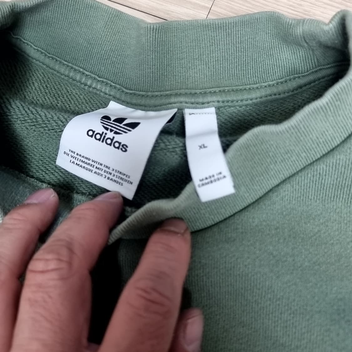 아디다스 트레포일 맨투맨 올리브(105-110) 상품이미지3