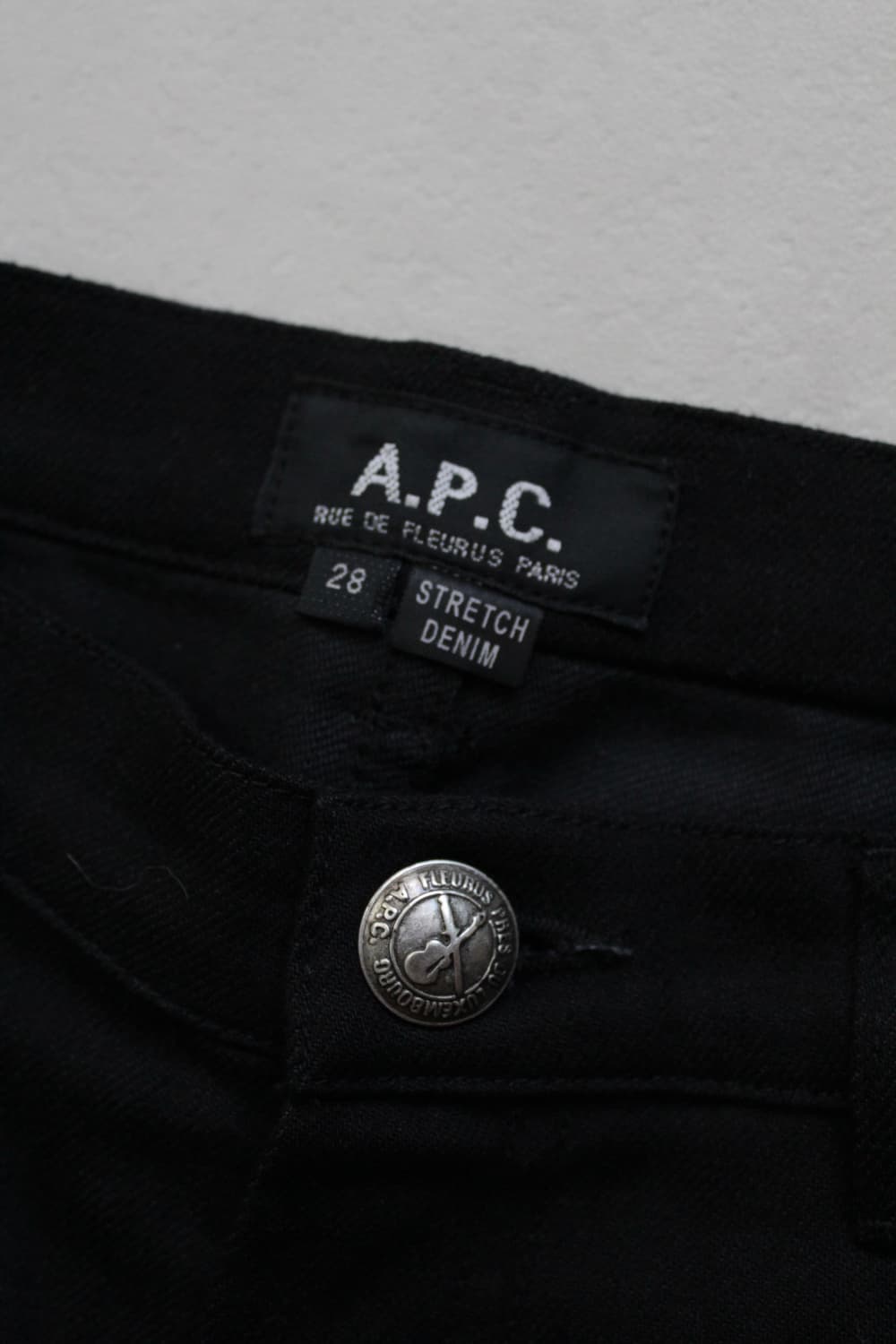 A.P.C. black straight fit jeans 상품이미지6