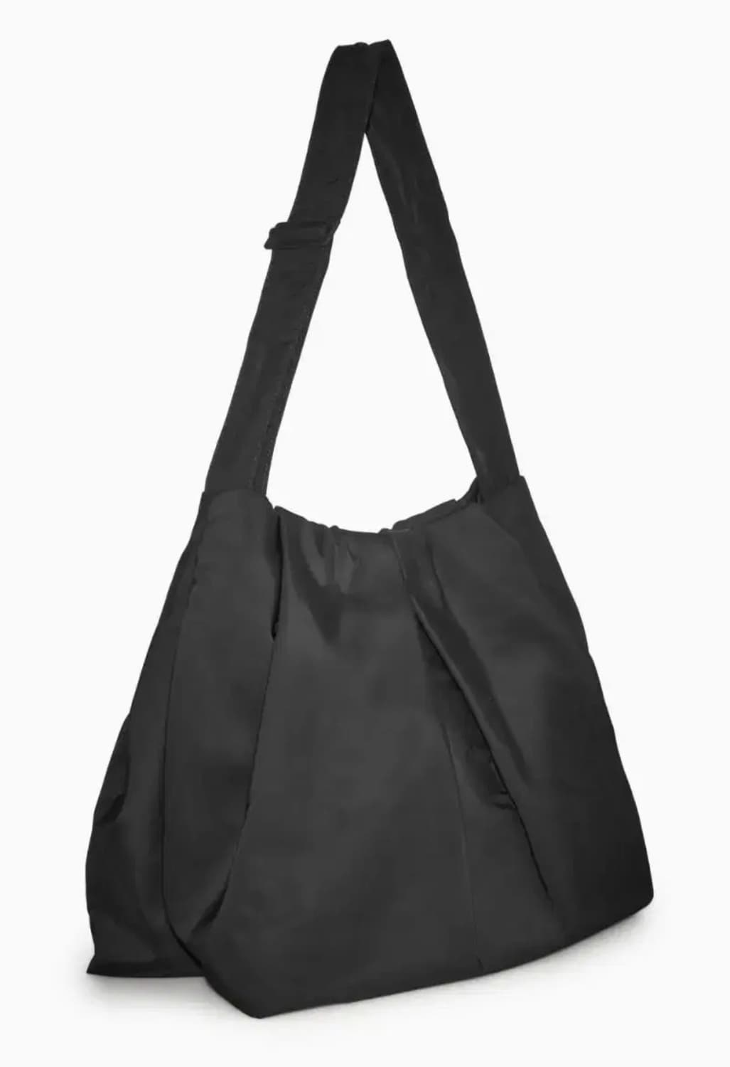 cos 코스 오버사이즈 드레이프 크로 스바디 백 블랙 상품이미지3