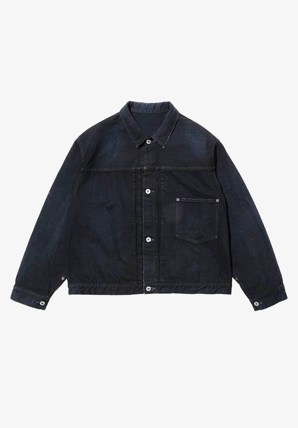 아프레쎄 26시즌 데님자켓 48 사이즈 커스텀 상품이미지1