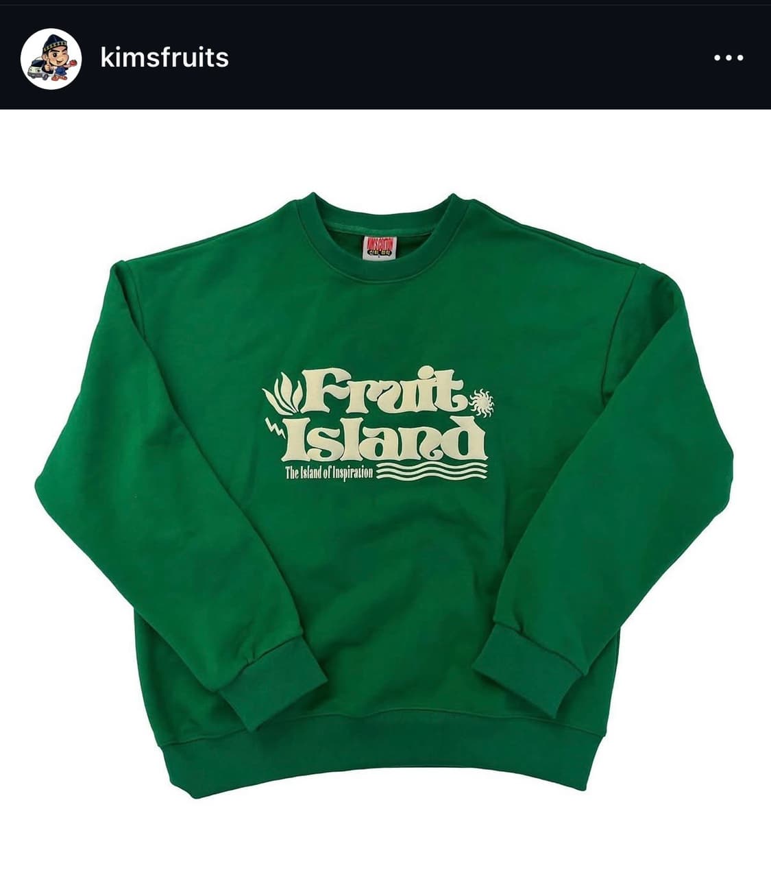 [XL] 김씨네과일 과일섬 스웻셔츠 상품이미지1