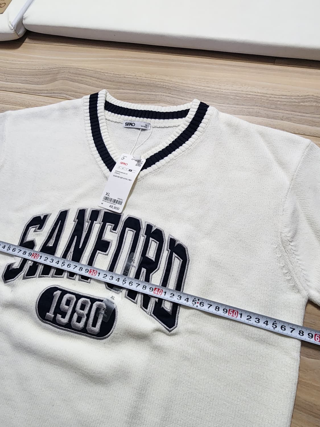 스파오브이넥스웨터긴팔니트xl 상품이미지6