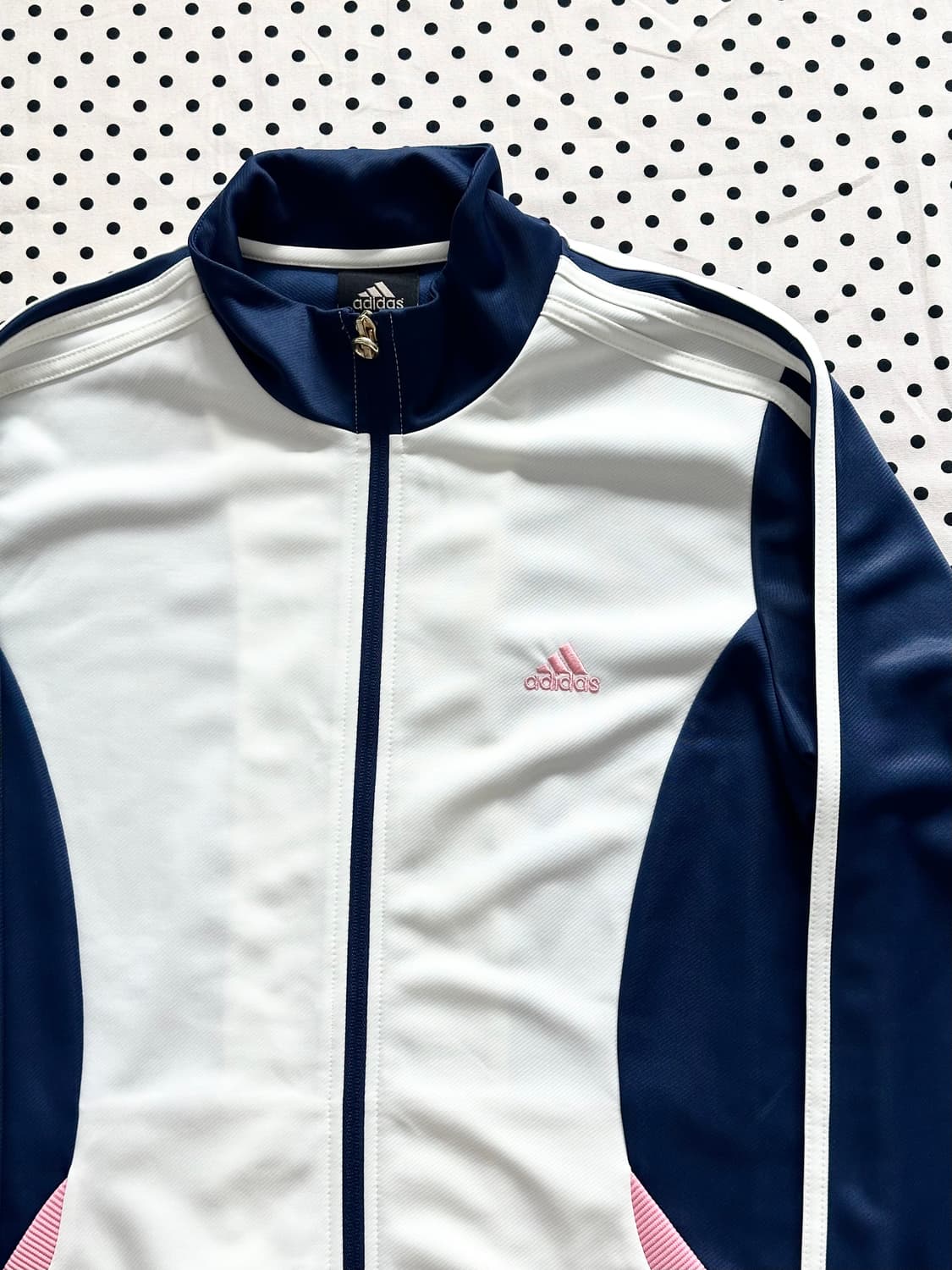 아디다스 트랙탑 져지 네이비핑크 희귀져지 상품이미지3