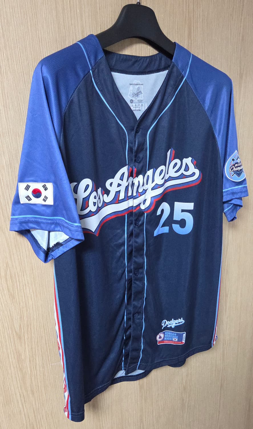 (착샷) LA다저스 유니폼 코리안 나이트 져지 상품이미지2