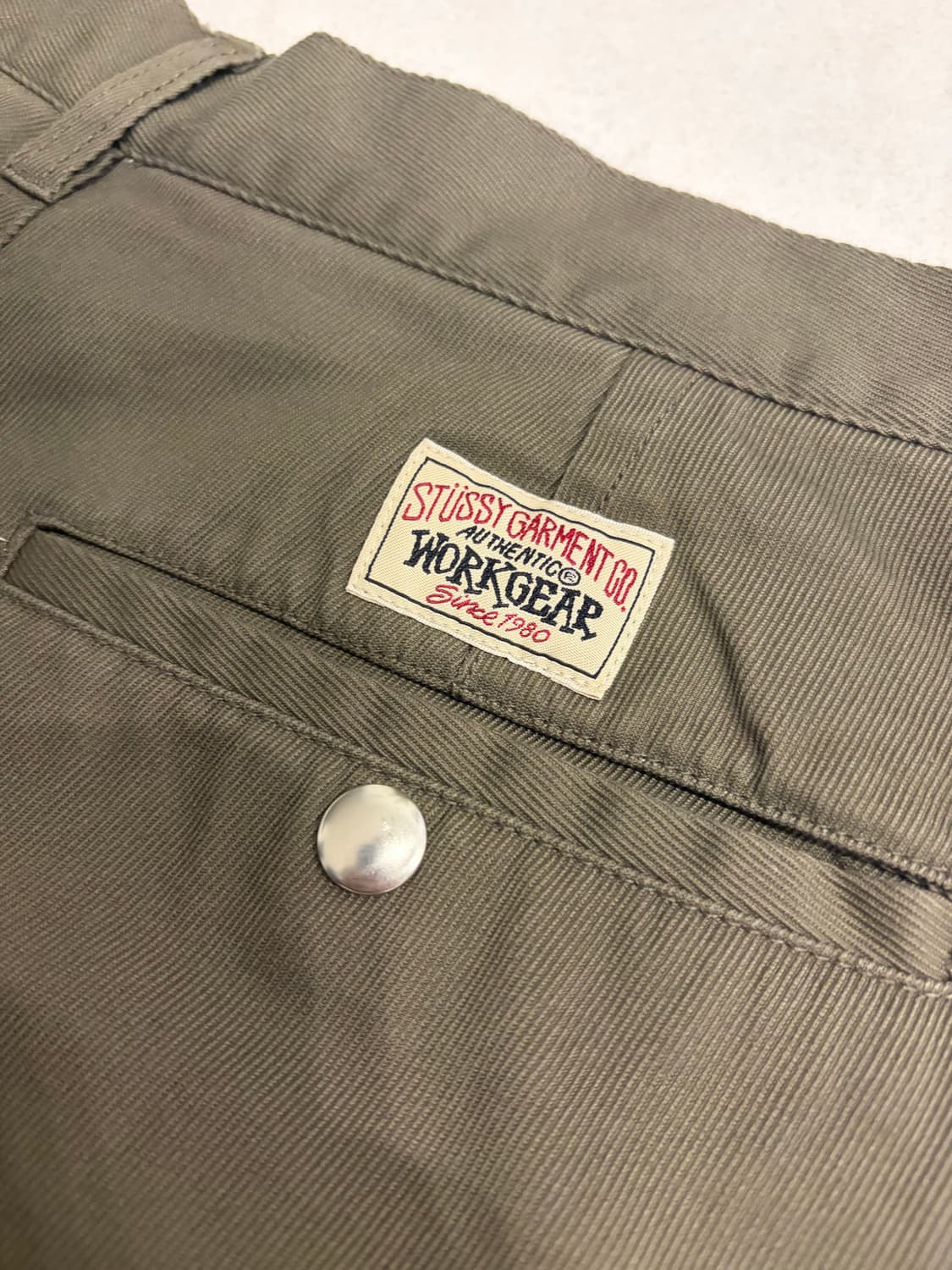 스투시 트윌 워크기어 트라우저 surplus green 30size 상품이미지2