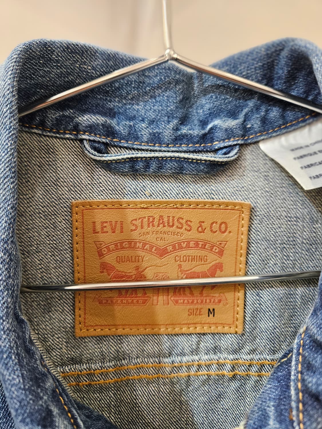 리바이스 데님 청자켓 상품이미지4