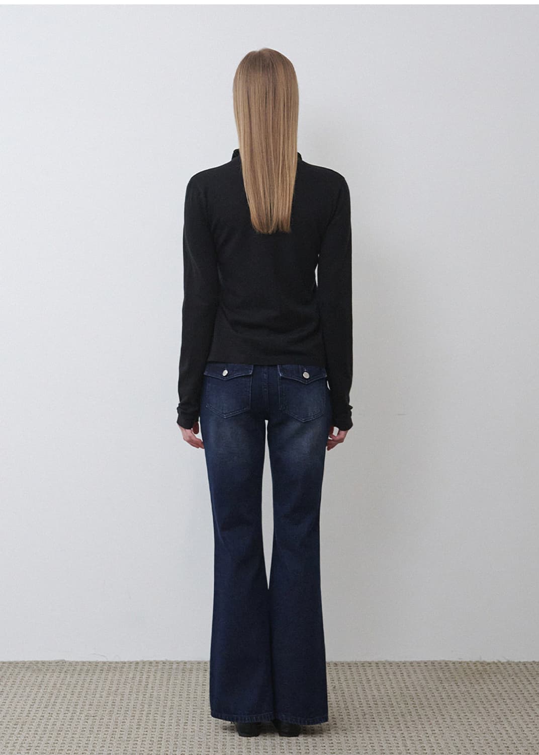 미케네 Boris Back Point Flared Denim Pants  상품이미지3