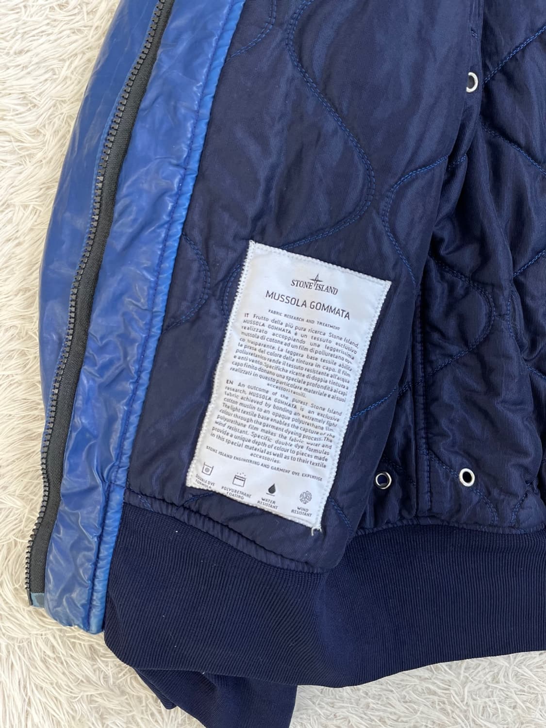 스톤아일랜드 무솔라 고마타 항공 봄버자켓/#52 상품이미지5