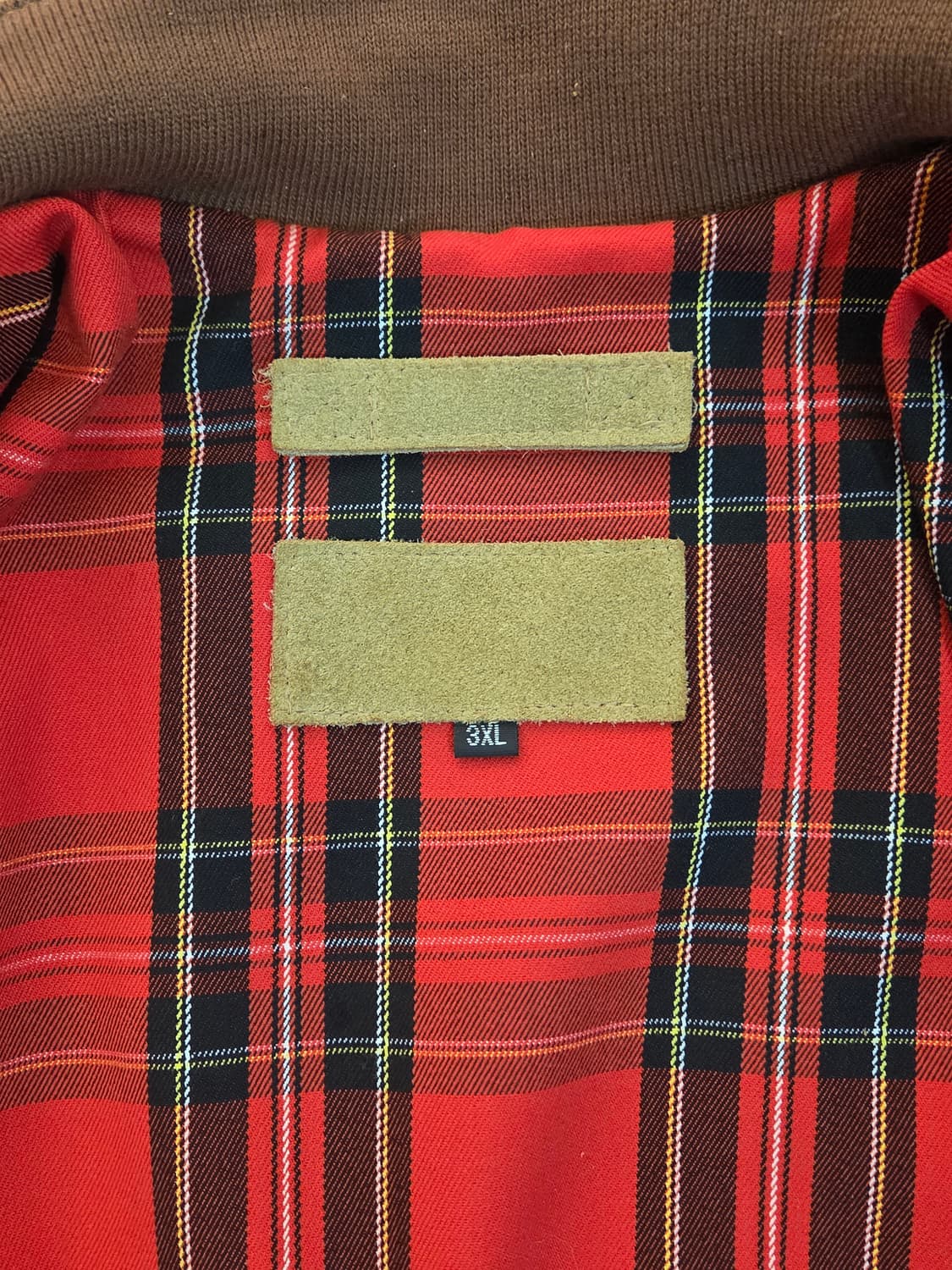 민트급 차메카지 가죽 누벅 블루종 3xl (105~110) 상품이미지4