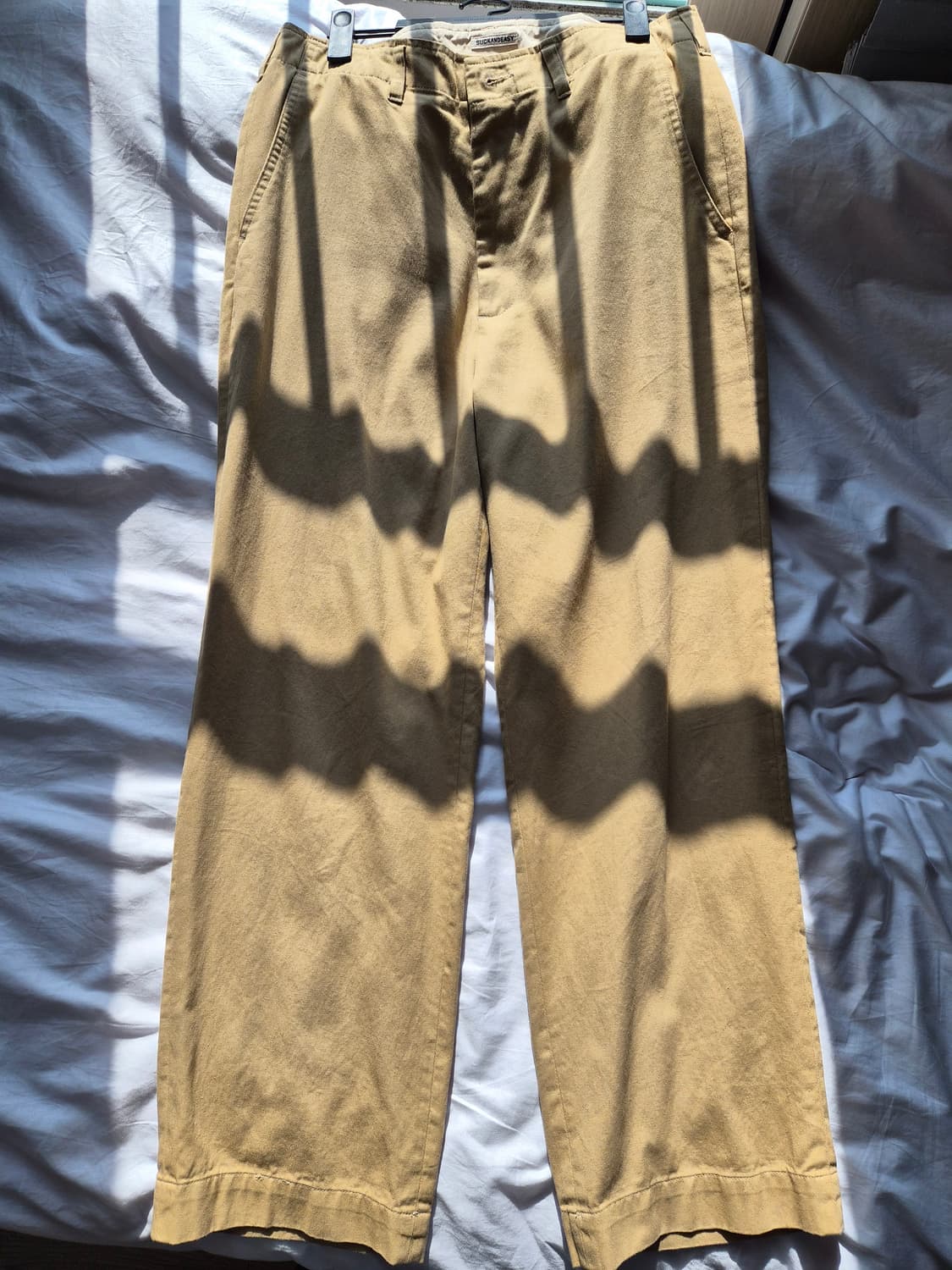 슬릭앤이지 빈 치노팬츠 카키 1사이즈 상품이미지1